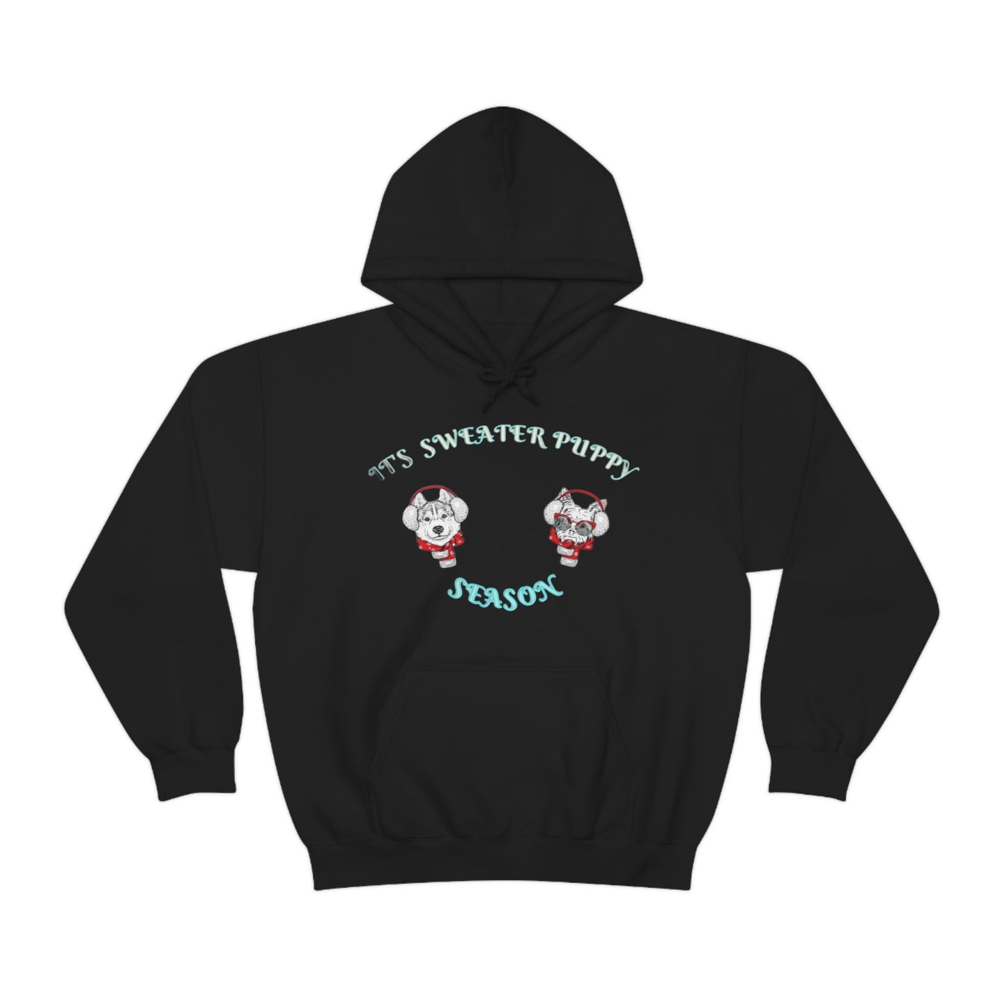 Sweater Puppy Season Hooded Sweatshirt