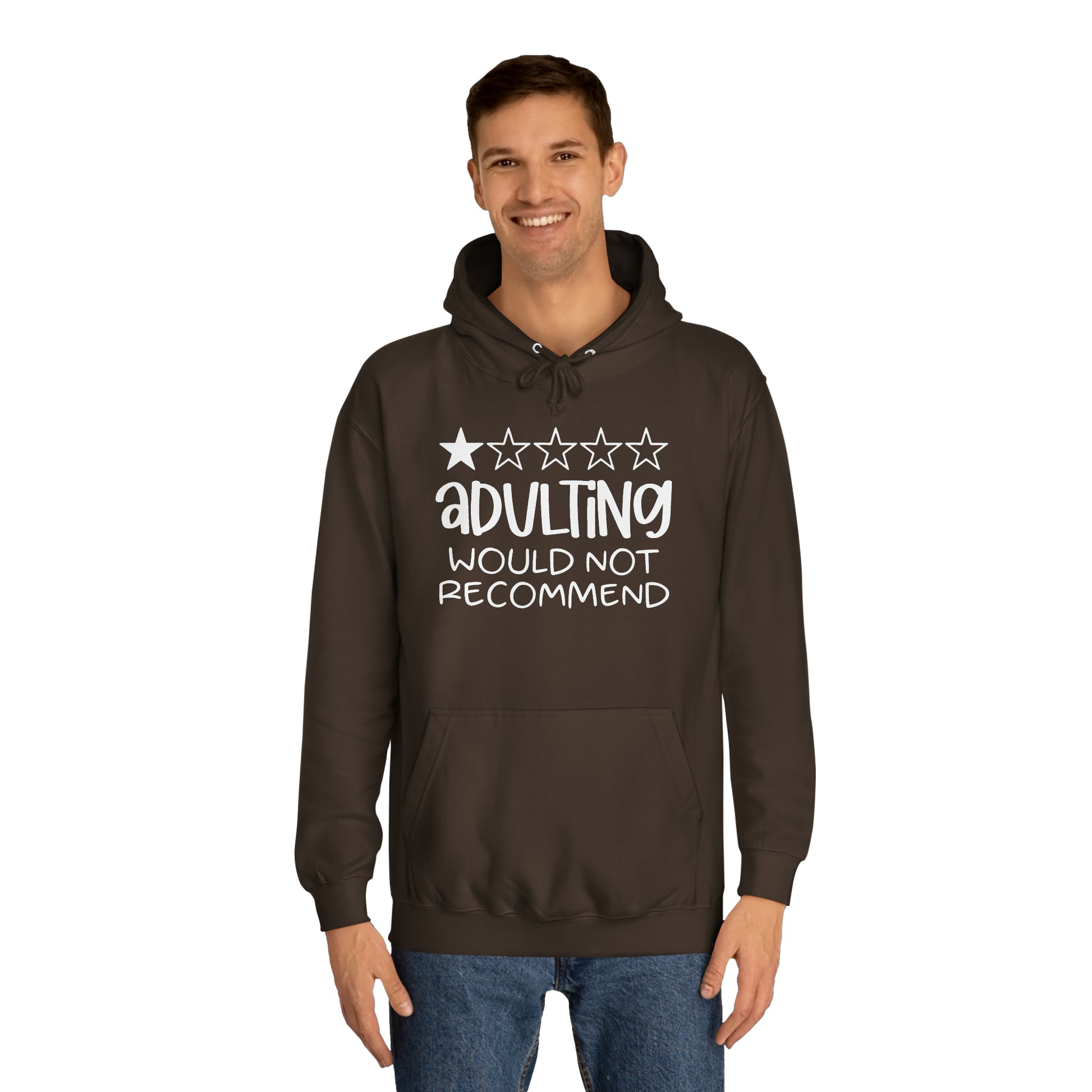 Adulting Hoodie Printify