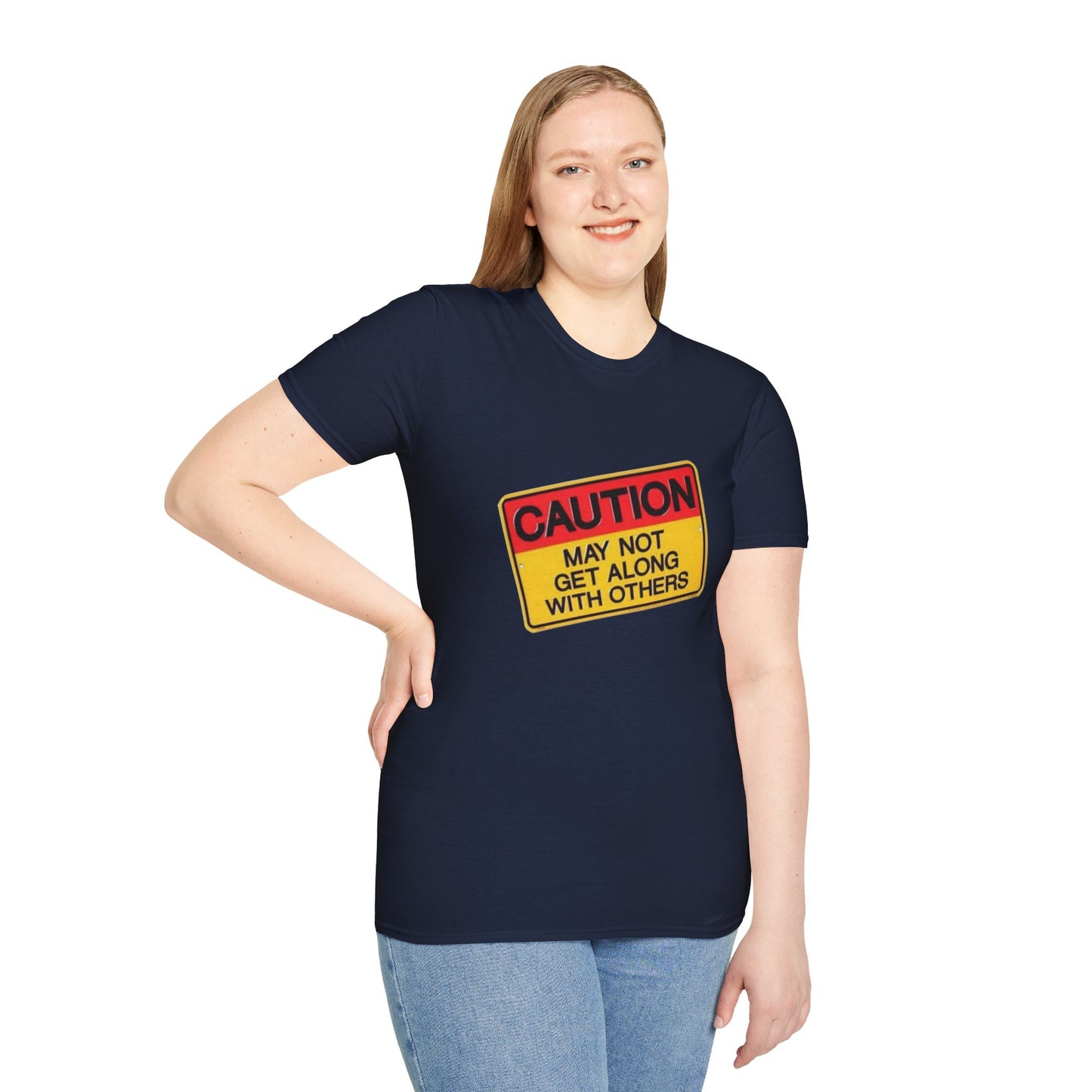 Caution T-Shirt Printify