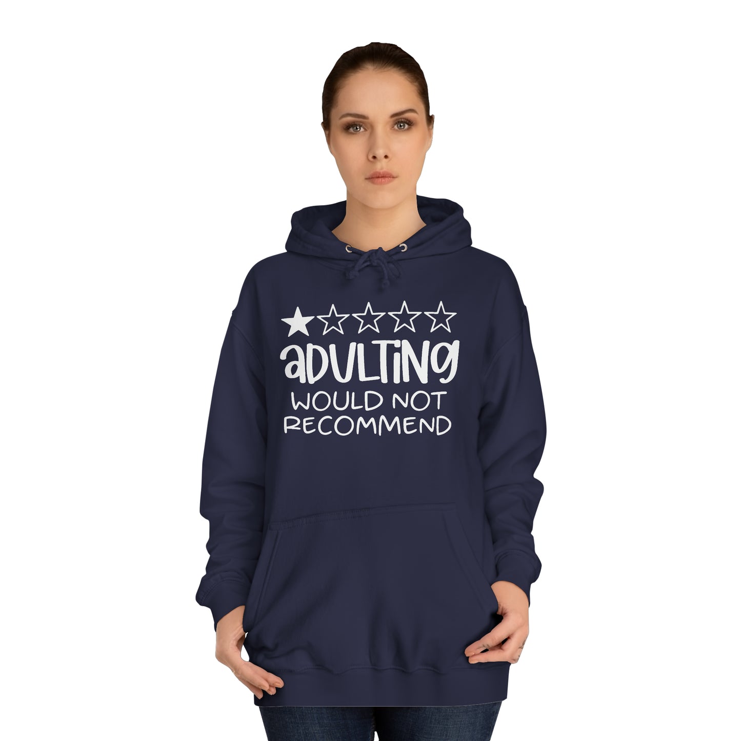 Adulting Hoodie Printify