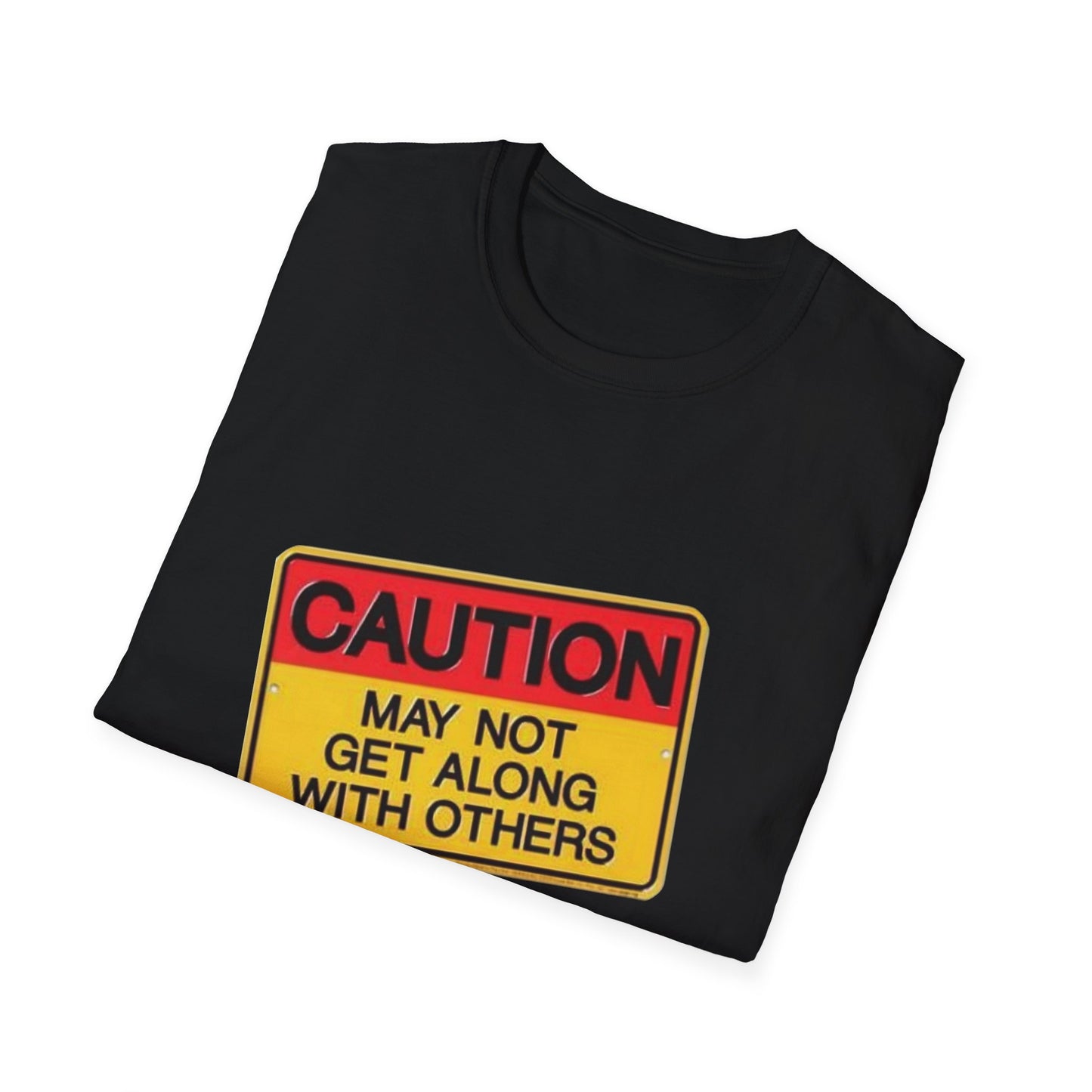 Caution T-Shirt Printify
