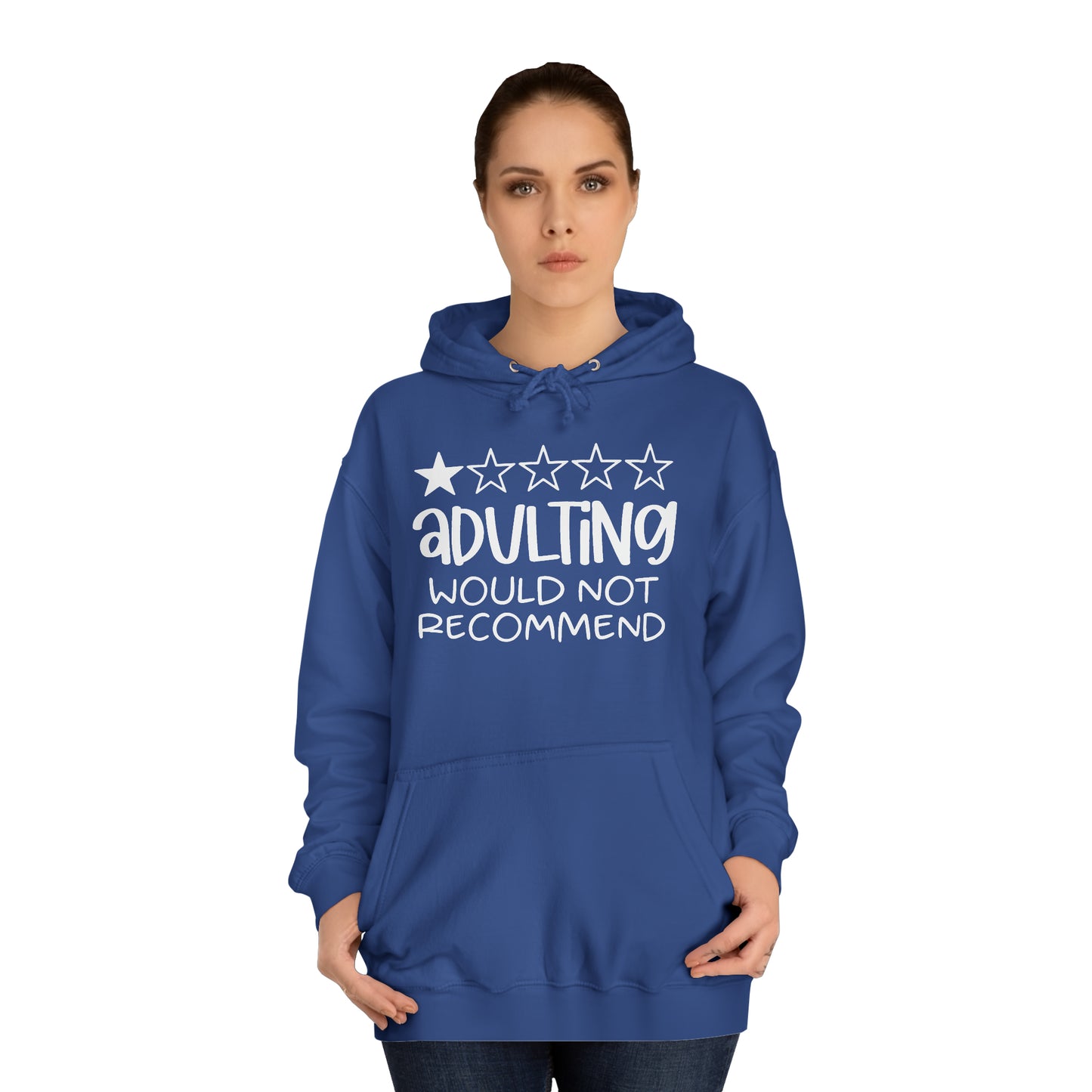 Adulting Hoodie Printify