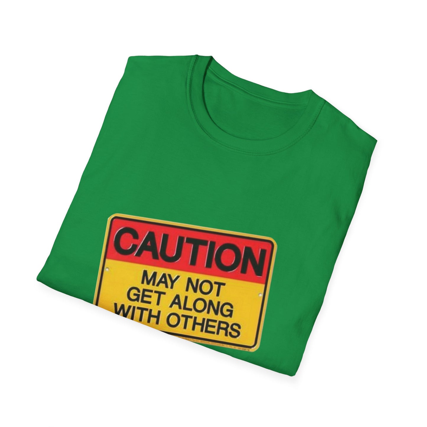 Caution T-Shirt Printify