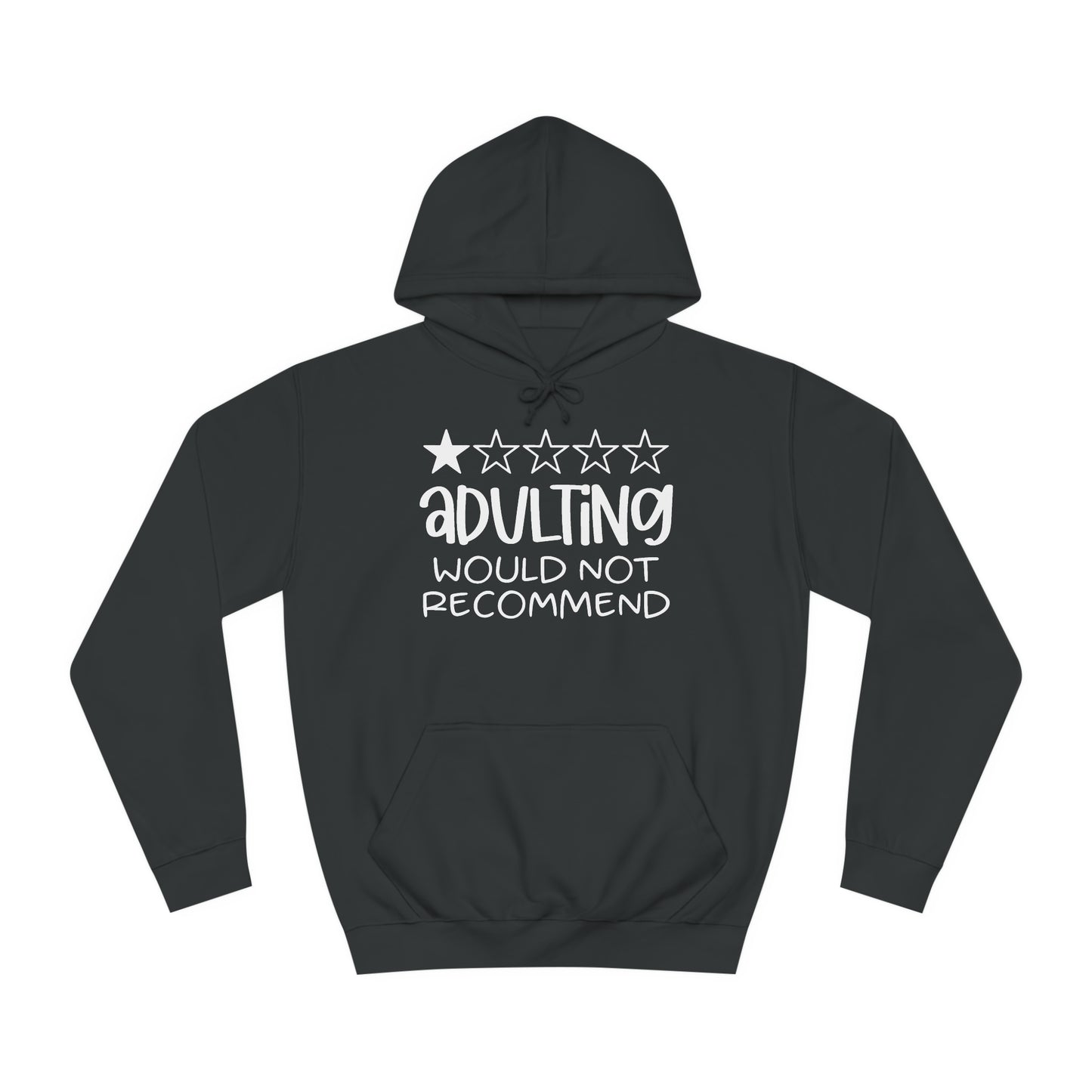 Adulting Hoodie Printify
