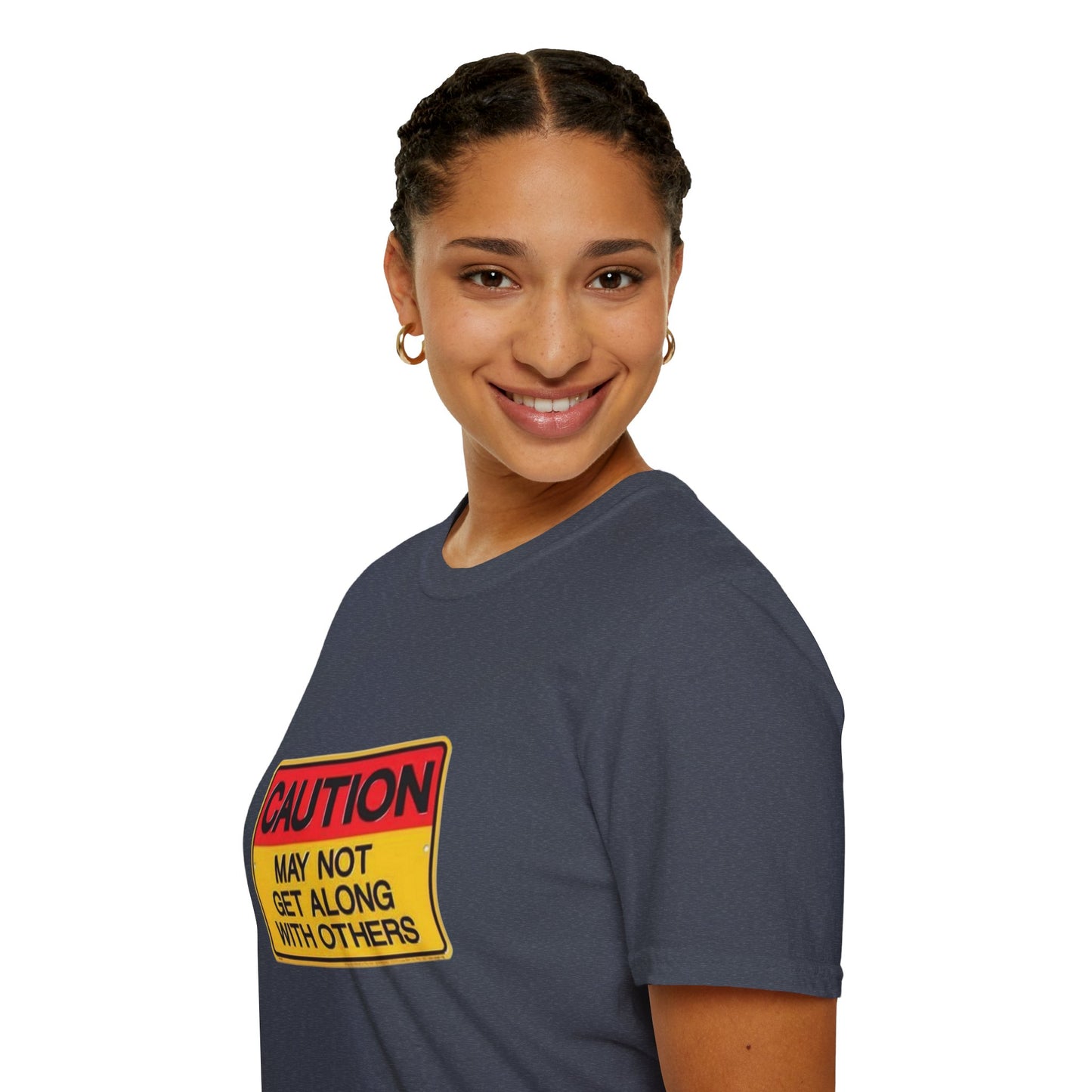 Caution T-Shirt Printify
