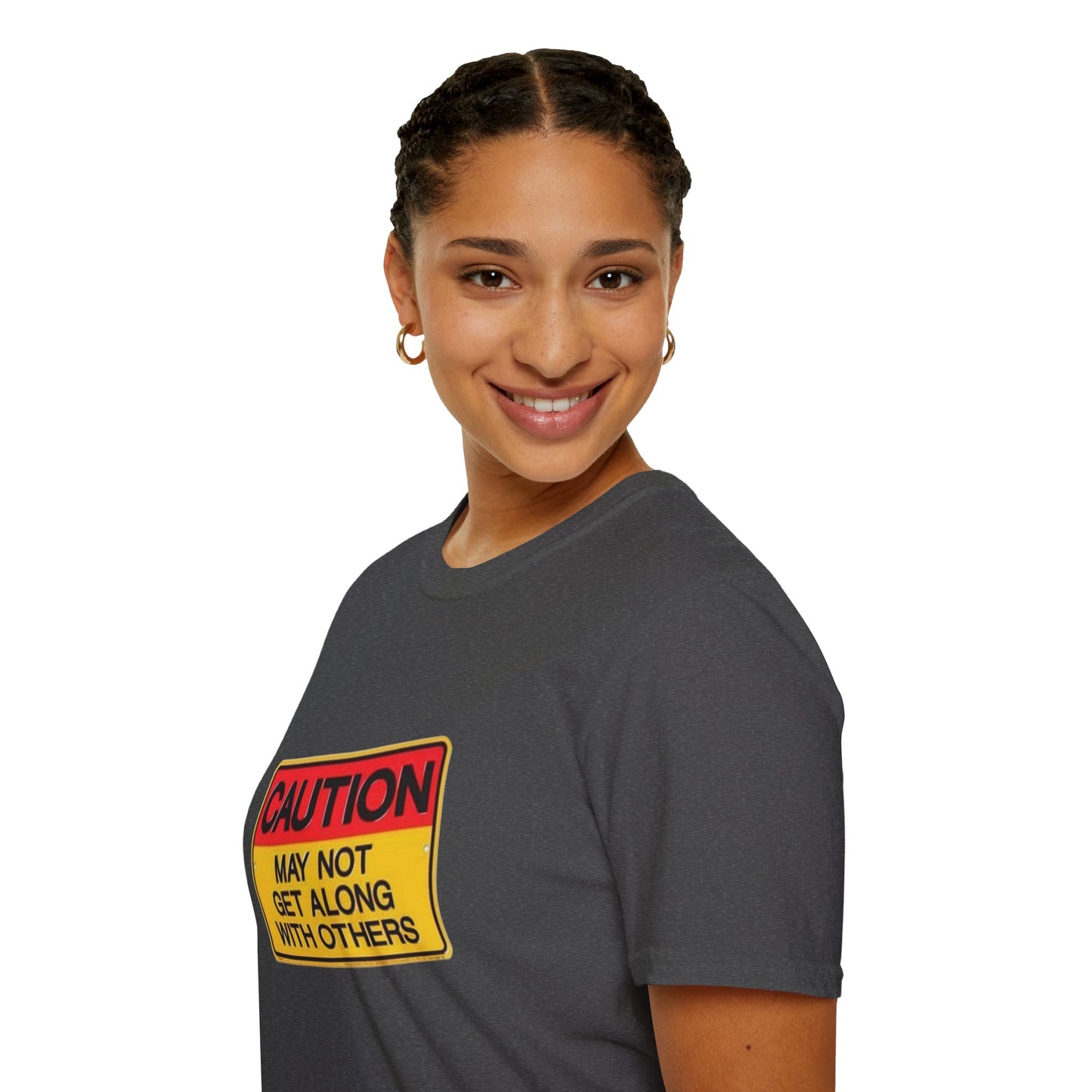 Caution T-Shirt Printify