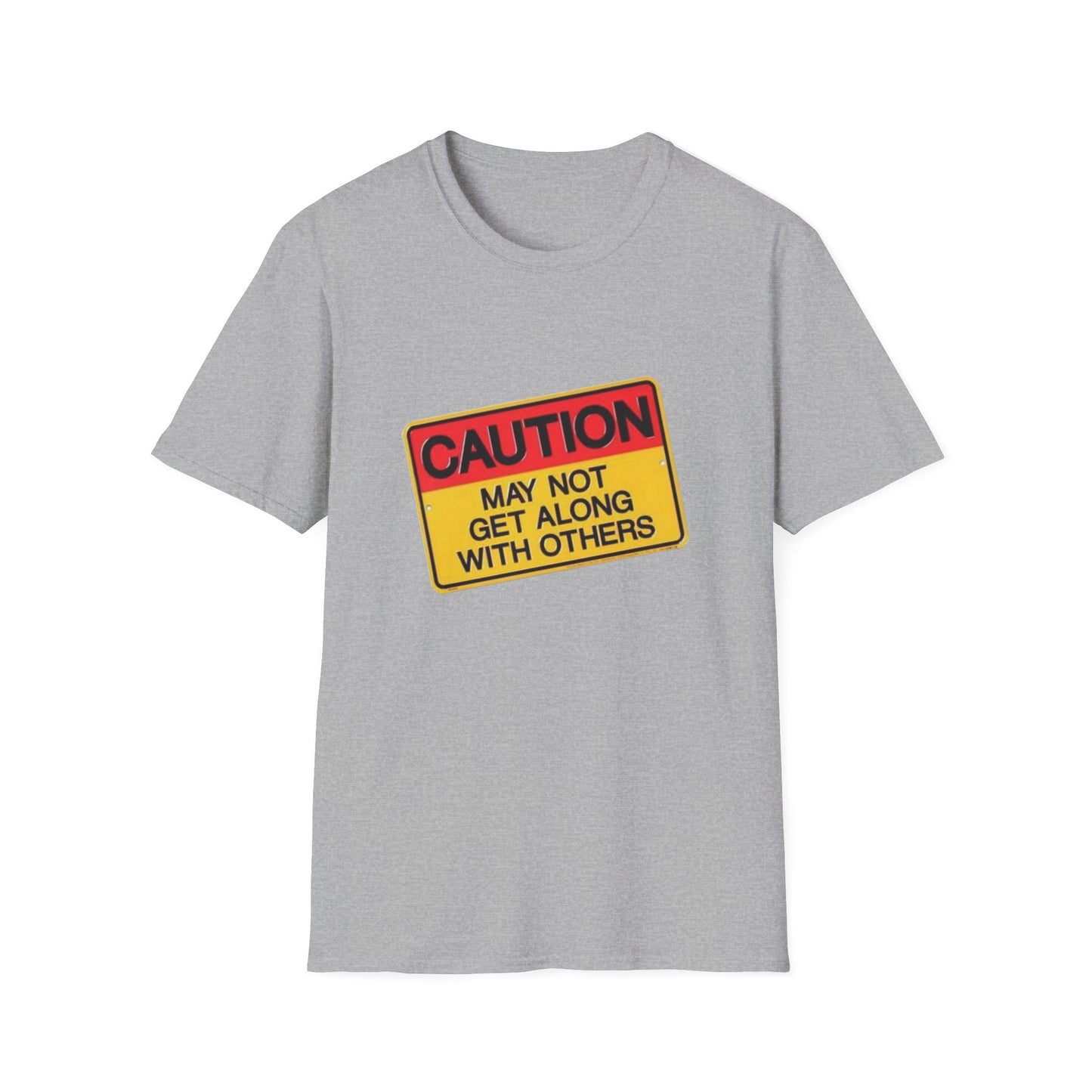 Caution T-Shirt Printify