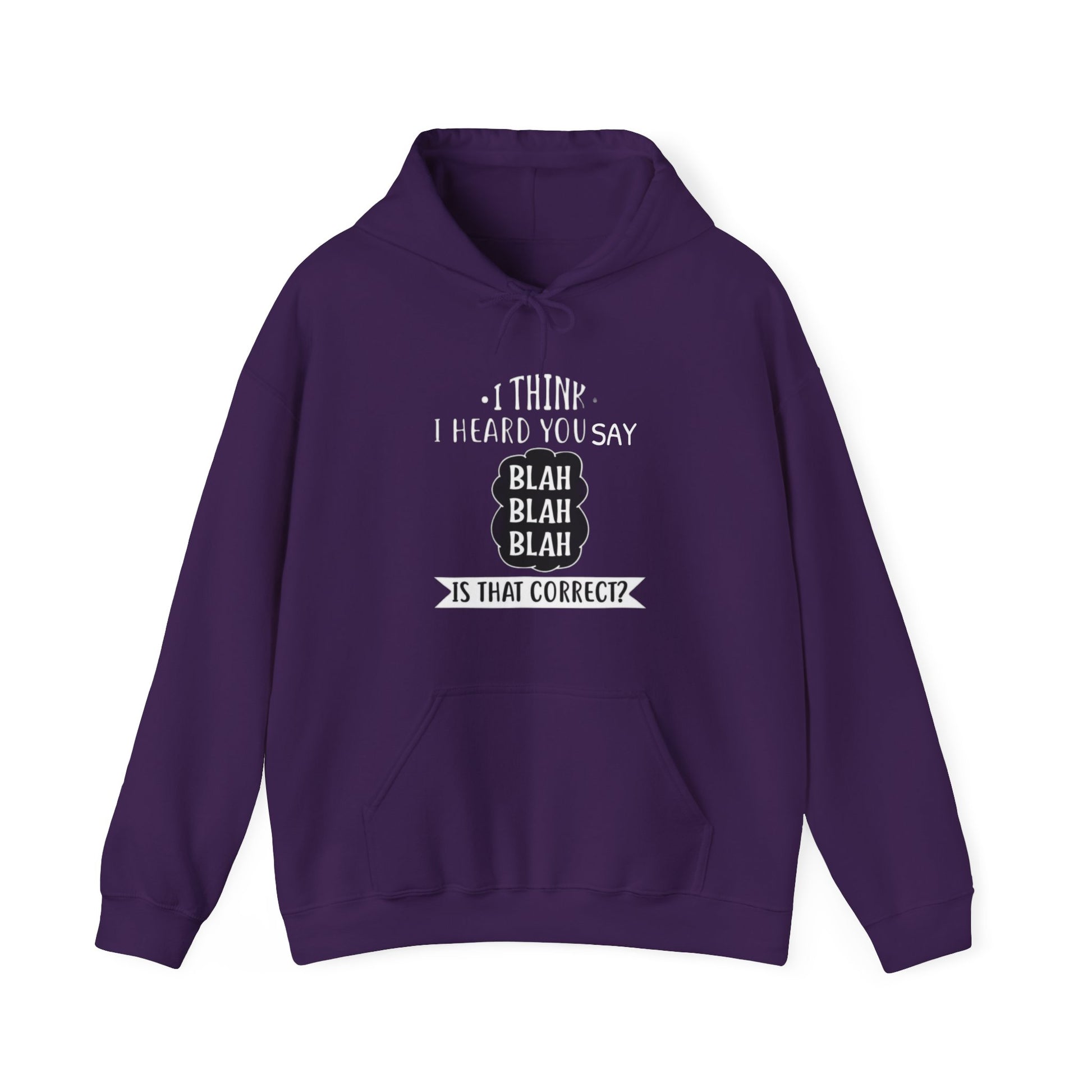 Bla Bla Bla Hoodie Sweatshirt Printify