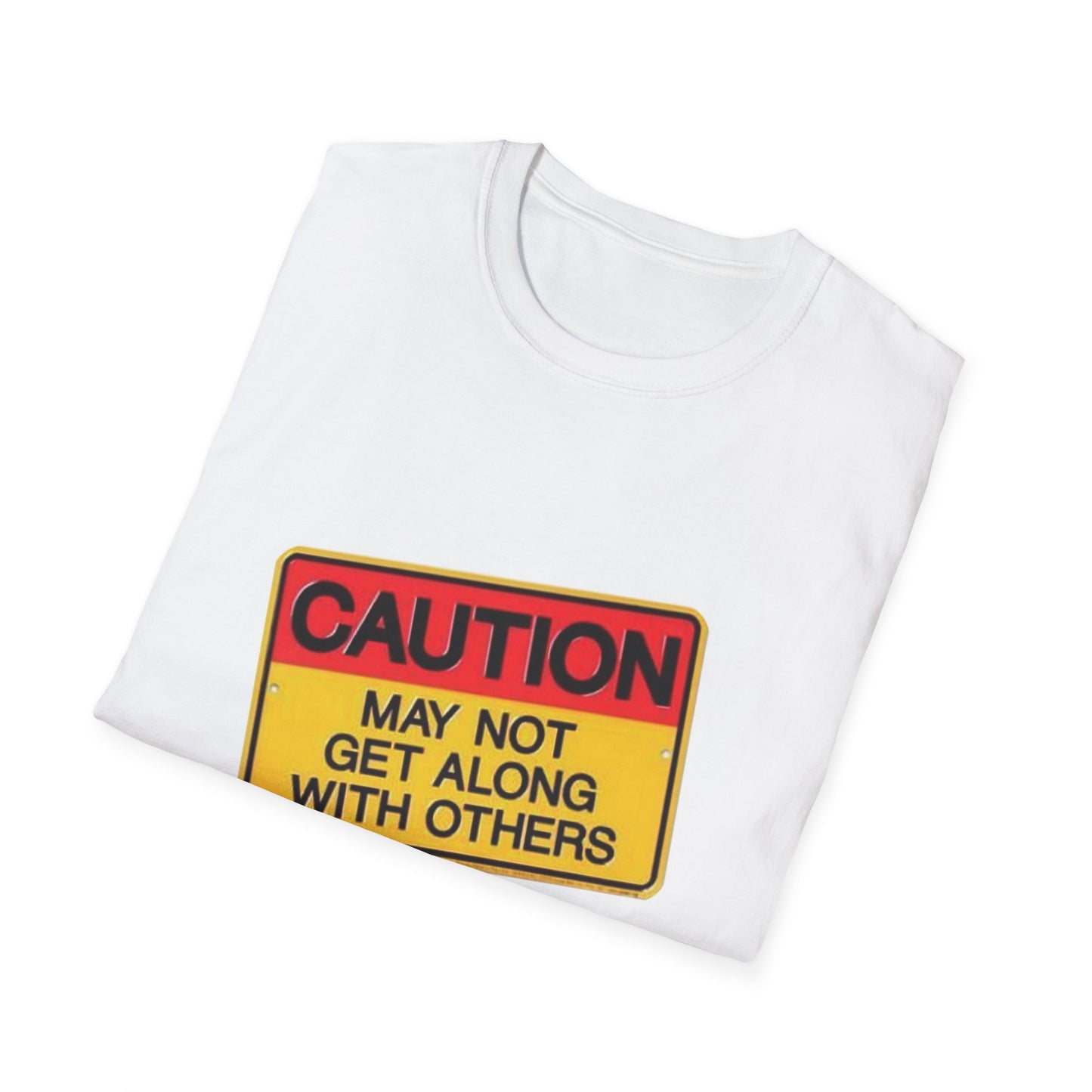 Caution T-Shirt Printify