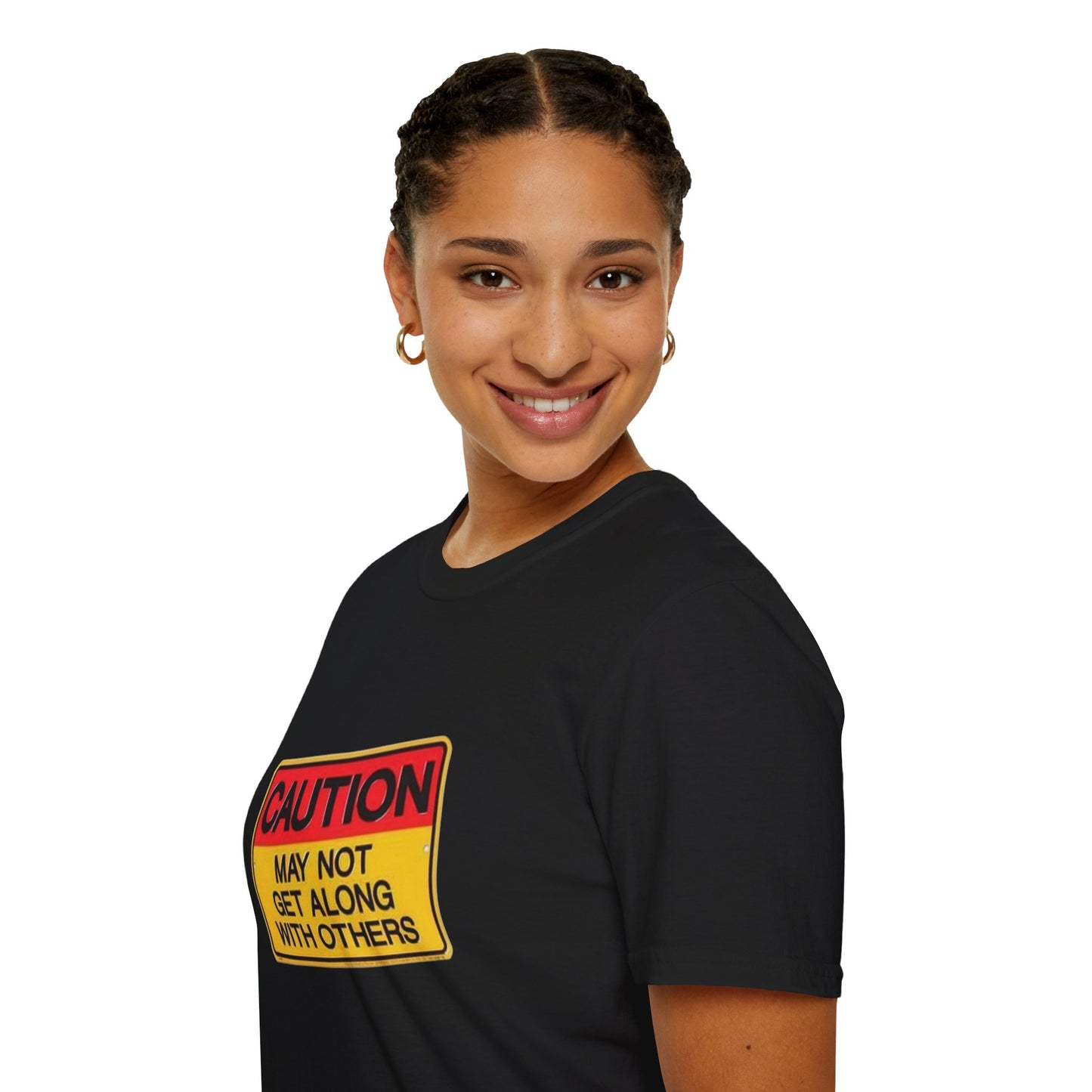 Caution T-Shirt Printify