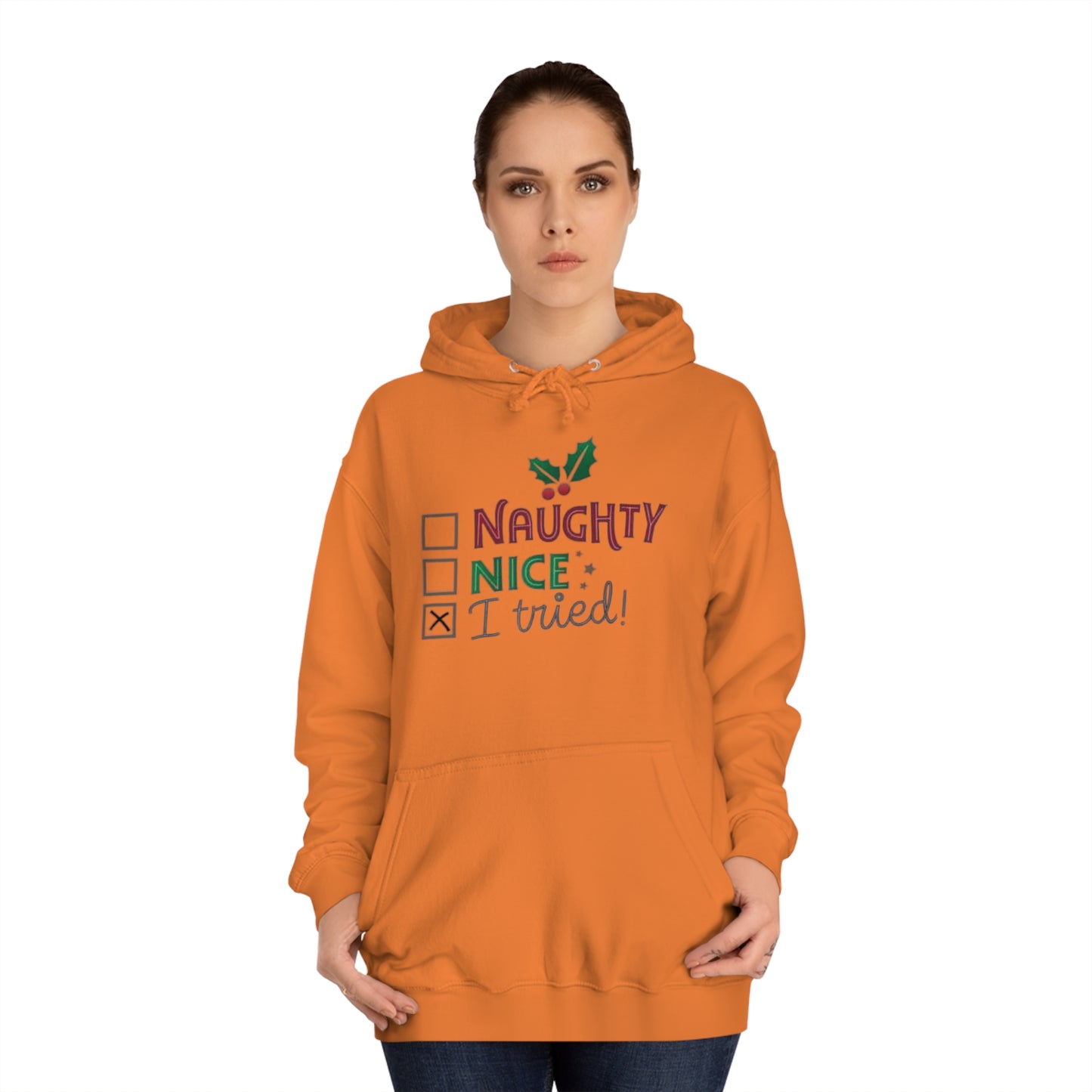 I Tried Hoodie Printify