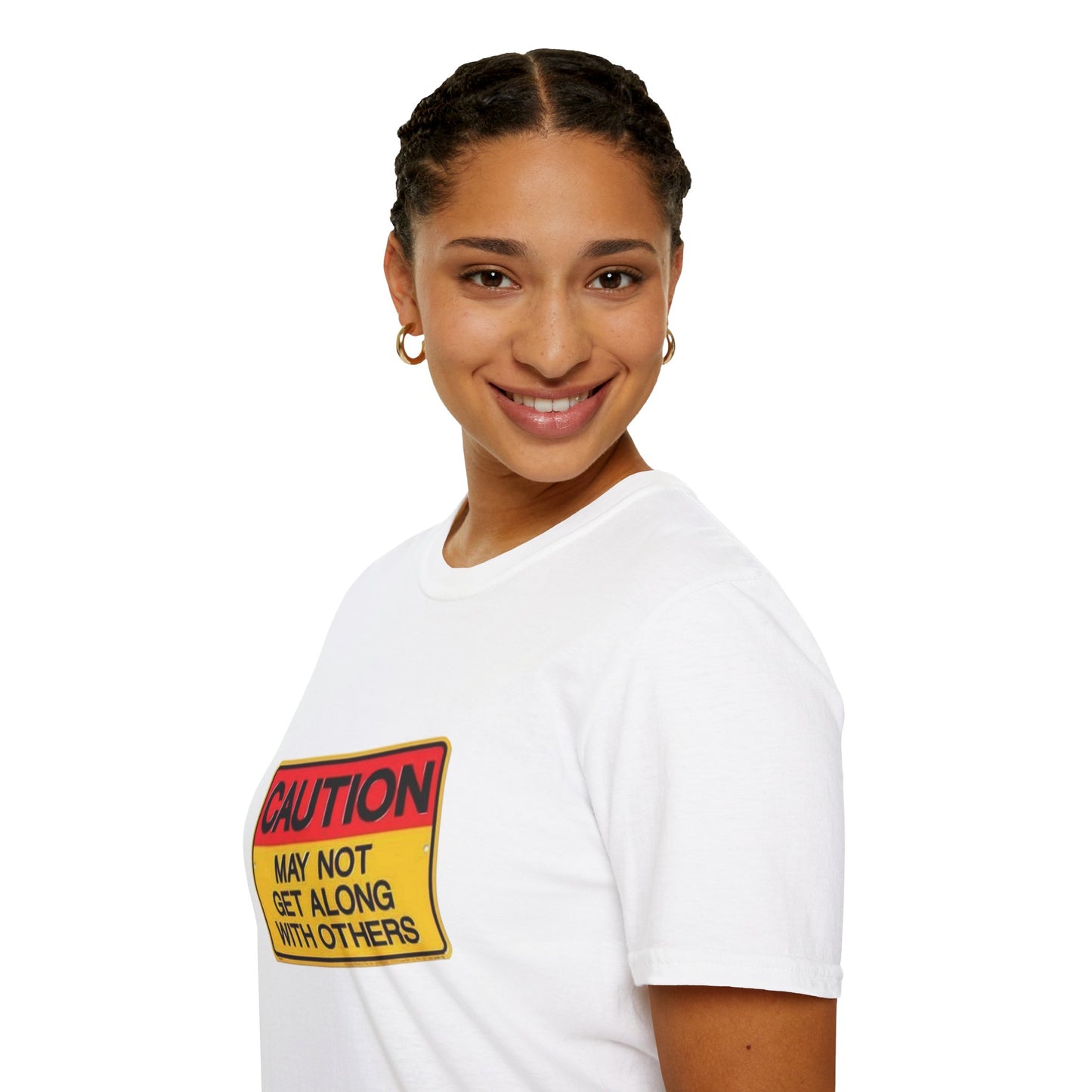Caution T-Shirt Printify