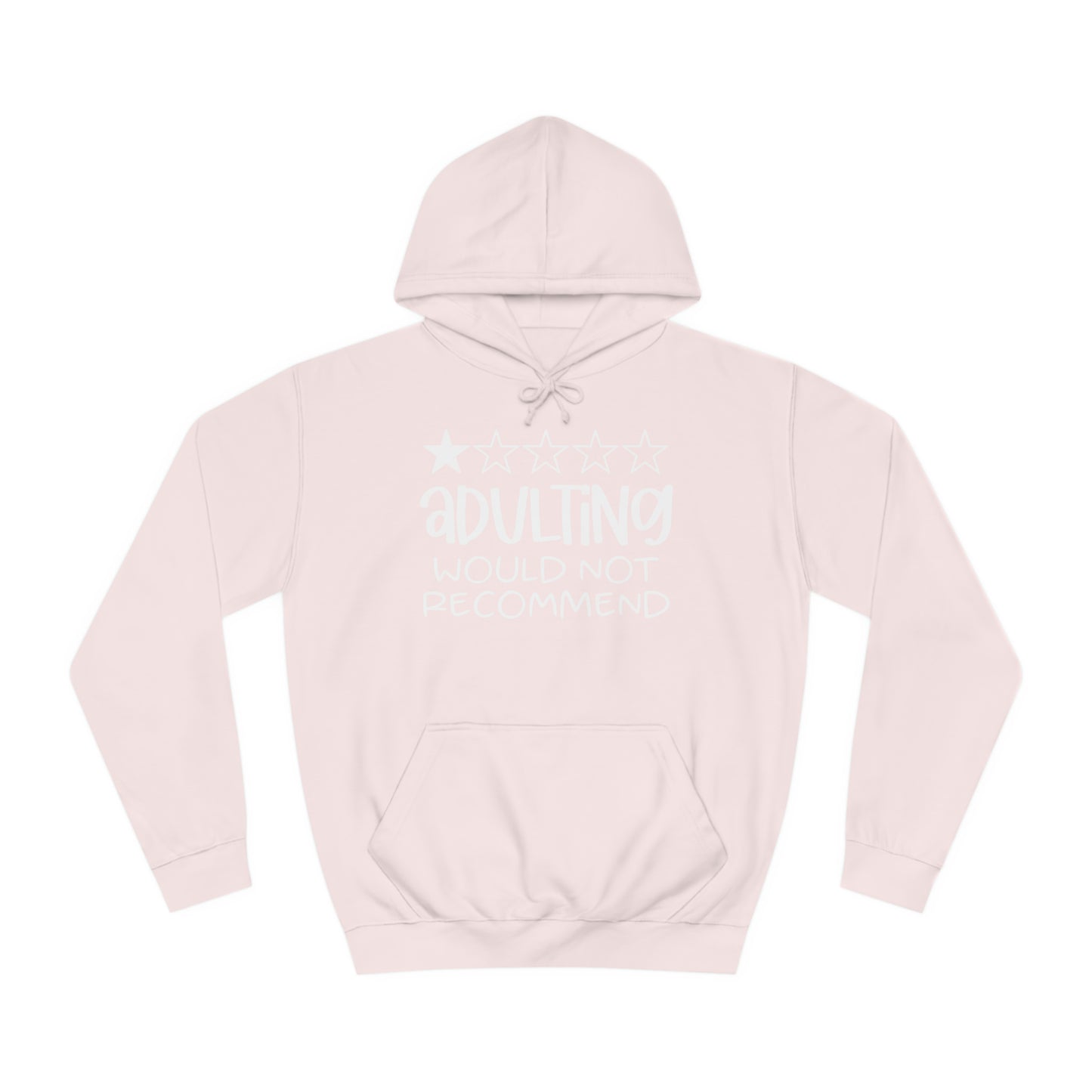 Adulting Hoodie Printify