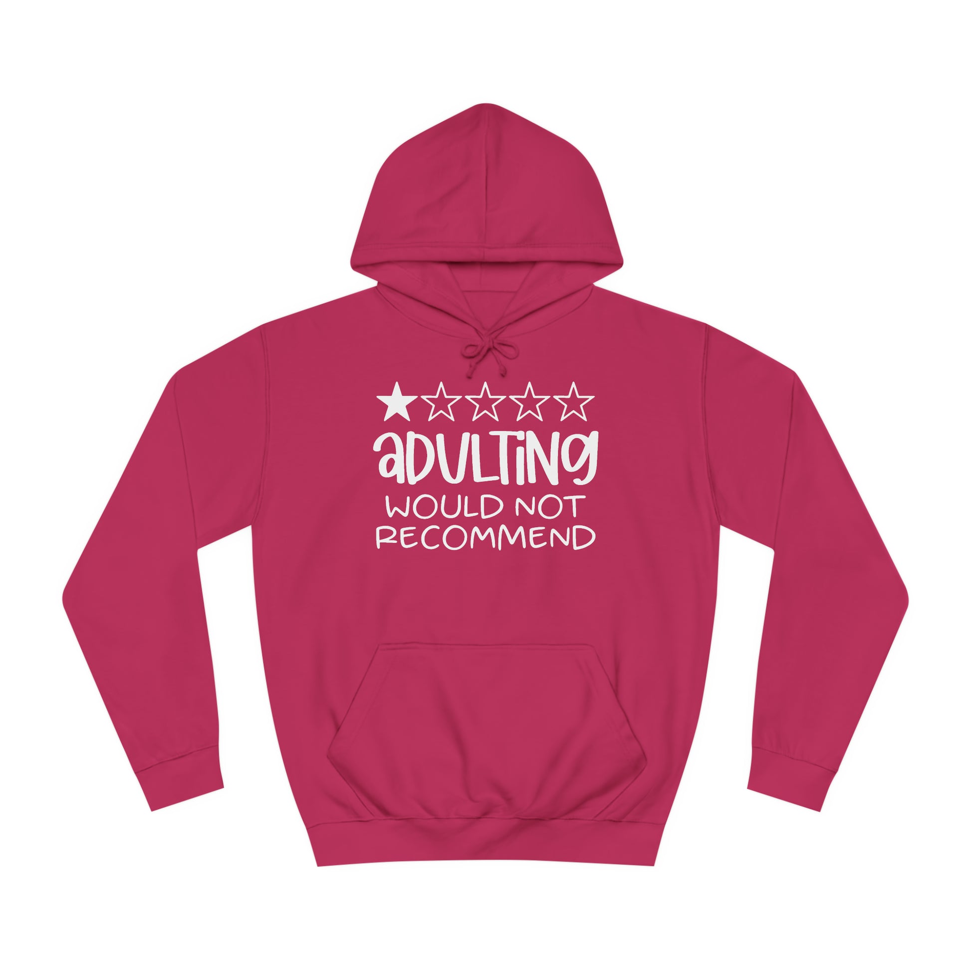 Adulting Hoodie Printify