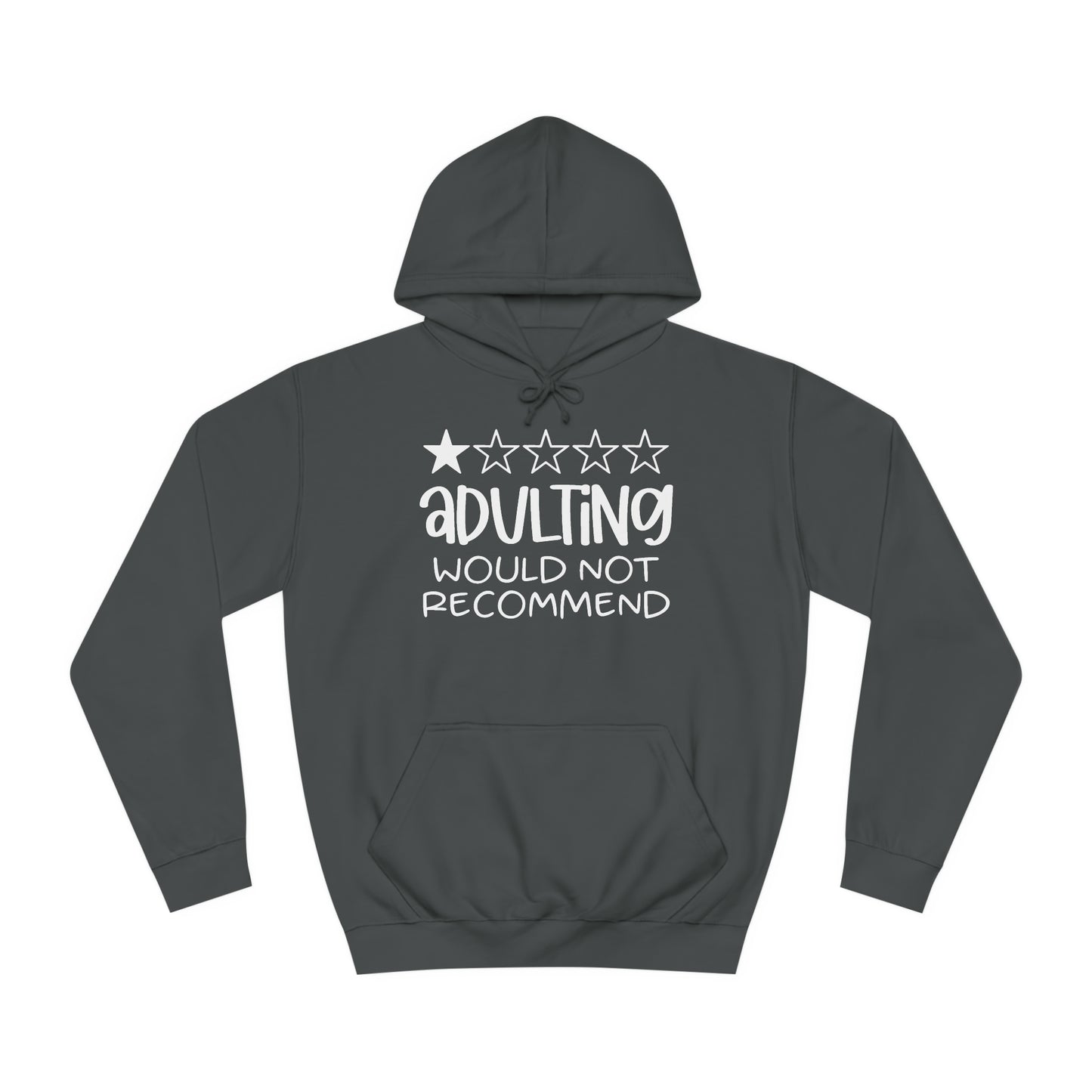 Adulting Hoodie Printify