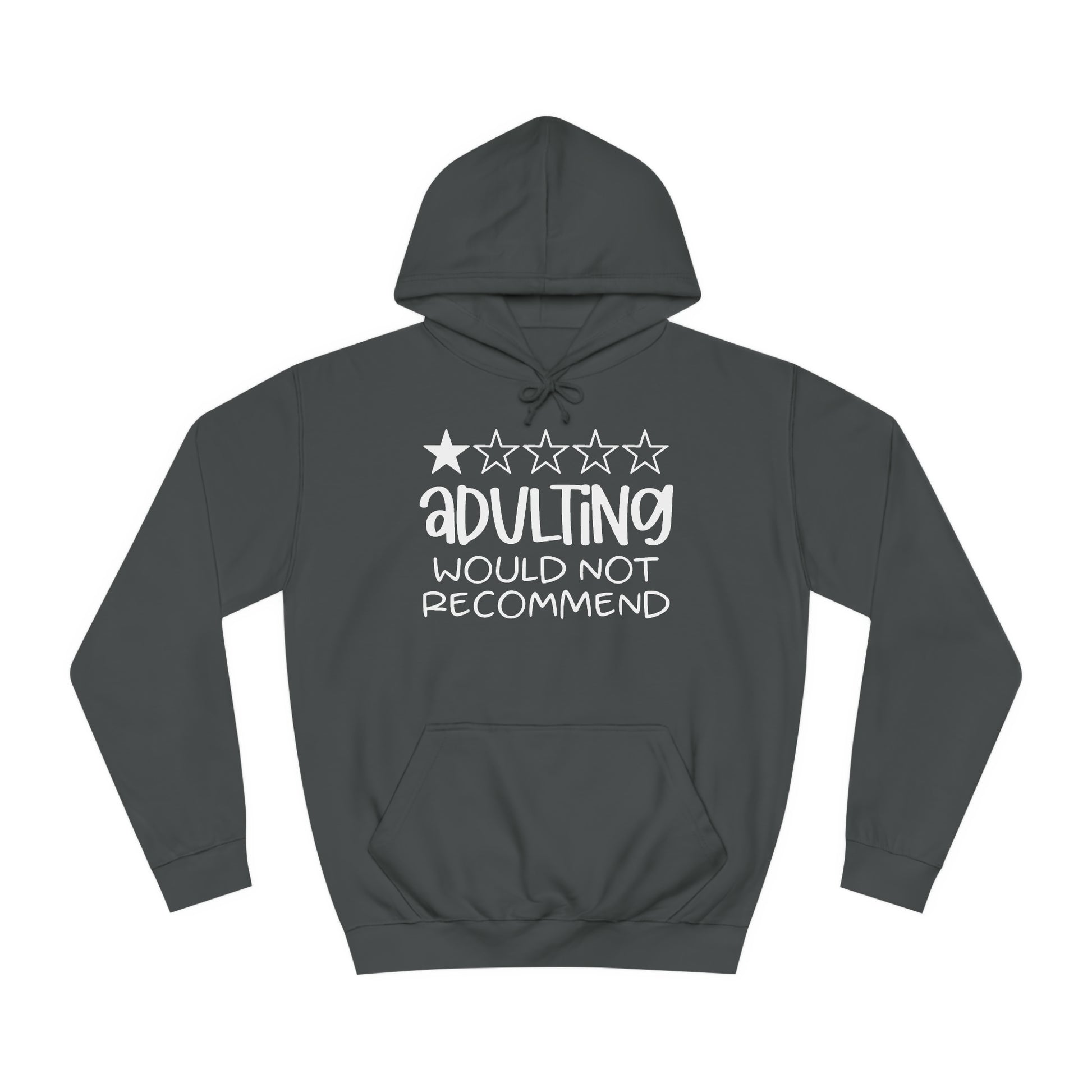 Adulting Hoodie Printify