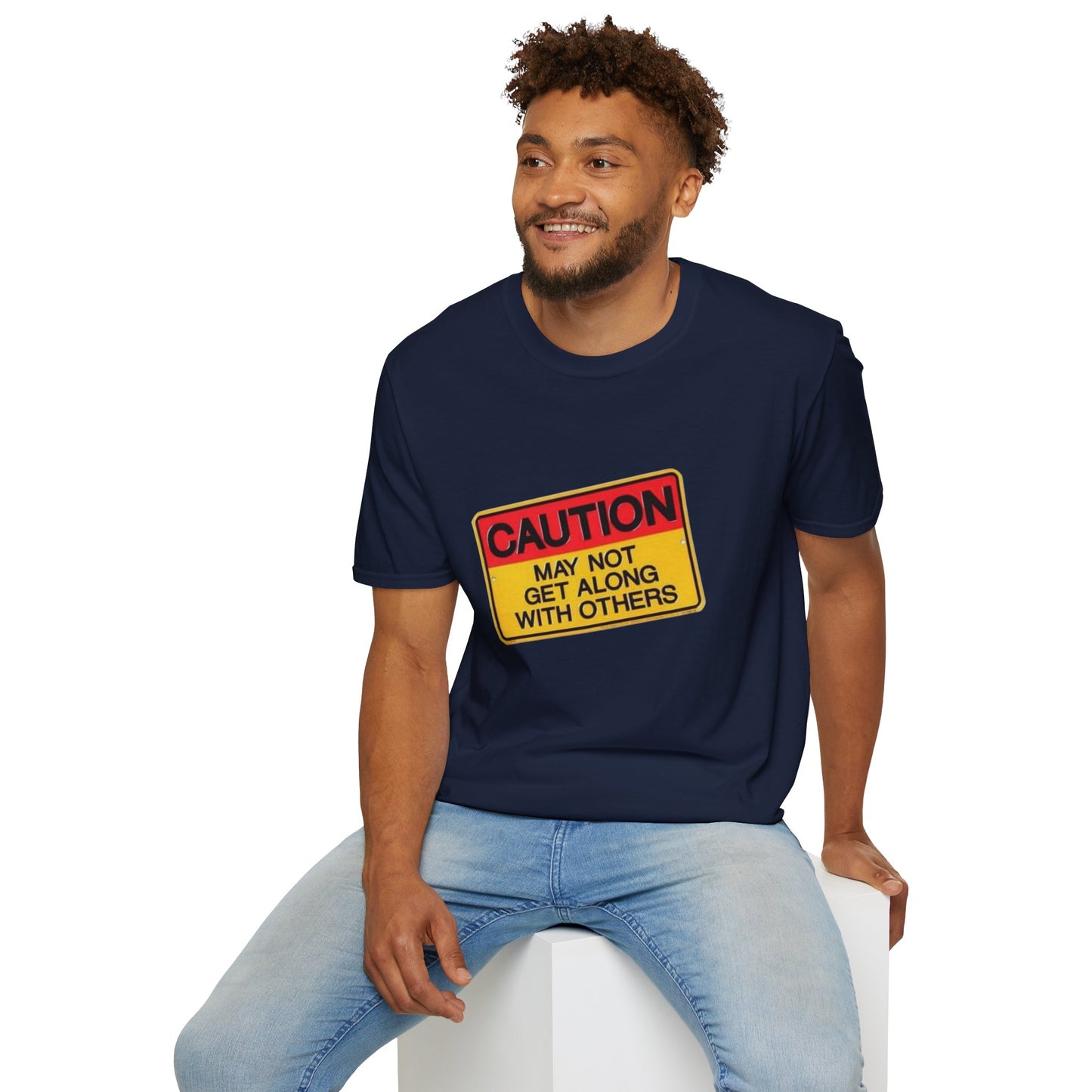 Caution T-Shirt Printify