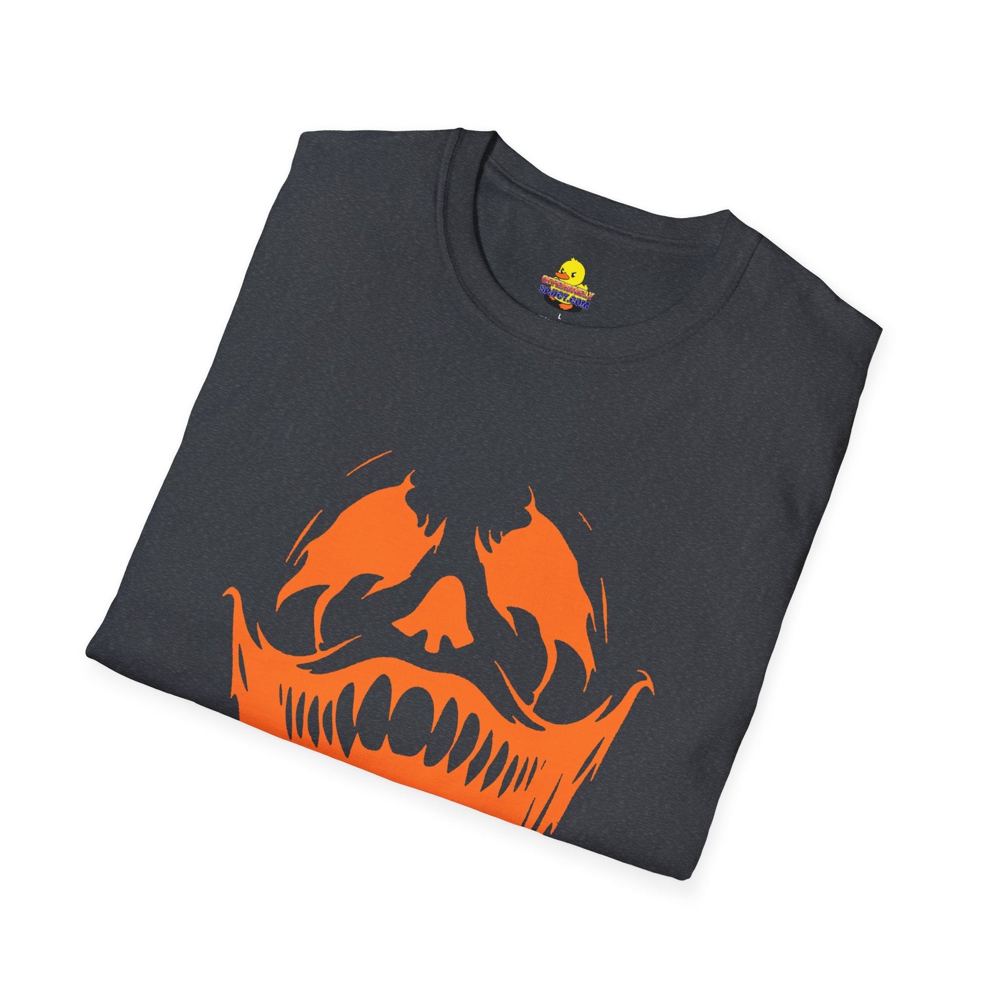 Halloween Vibe Unisex Softstyle T-Shirt, Spooky T-Shirt, Graphic Tee, Costume Party Shirt, Gift for Halloween Lovers Printify