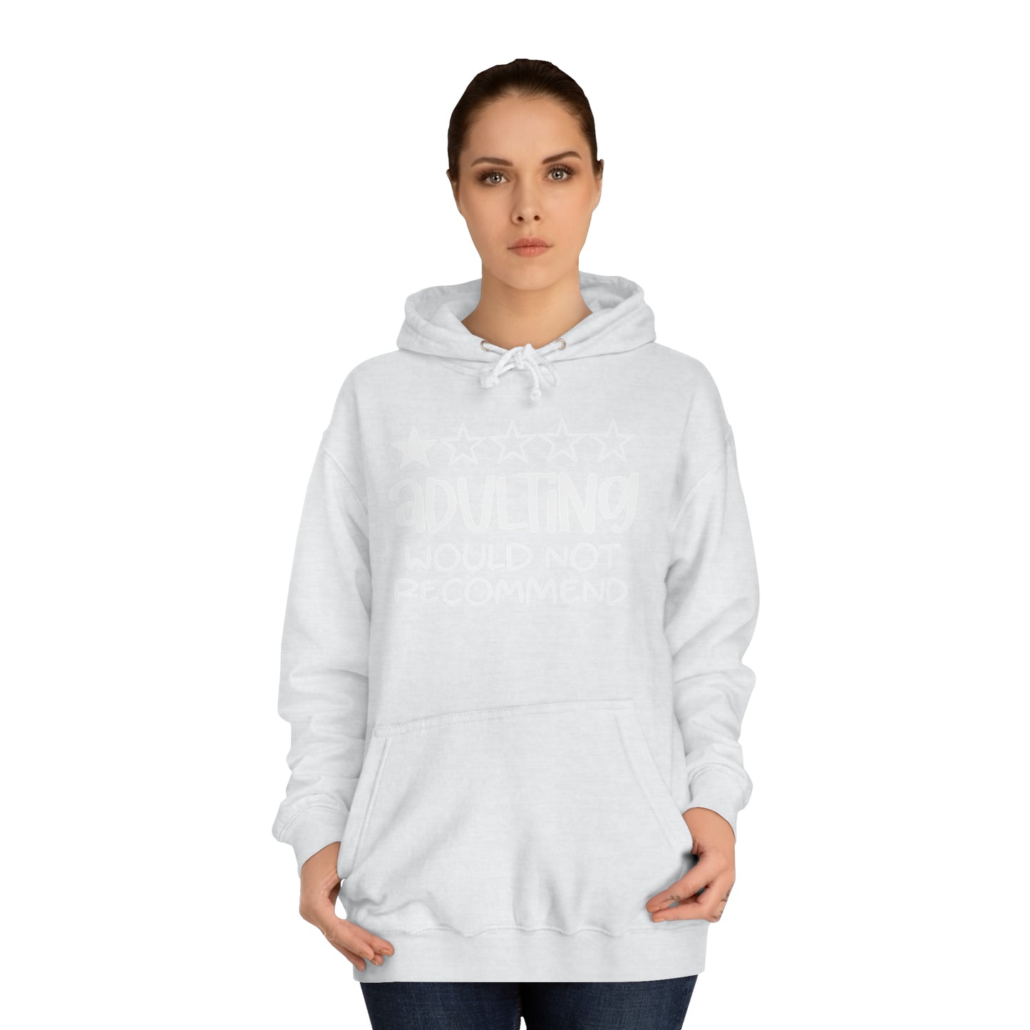 Adulting Hoodie Printify
