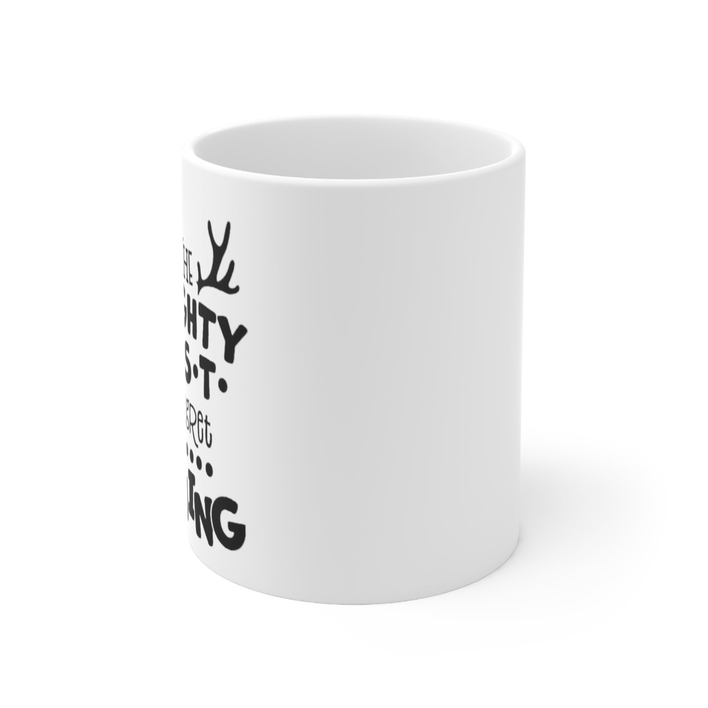 On the Naughty List and Regret Nothing Mug 11oz Printify