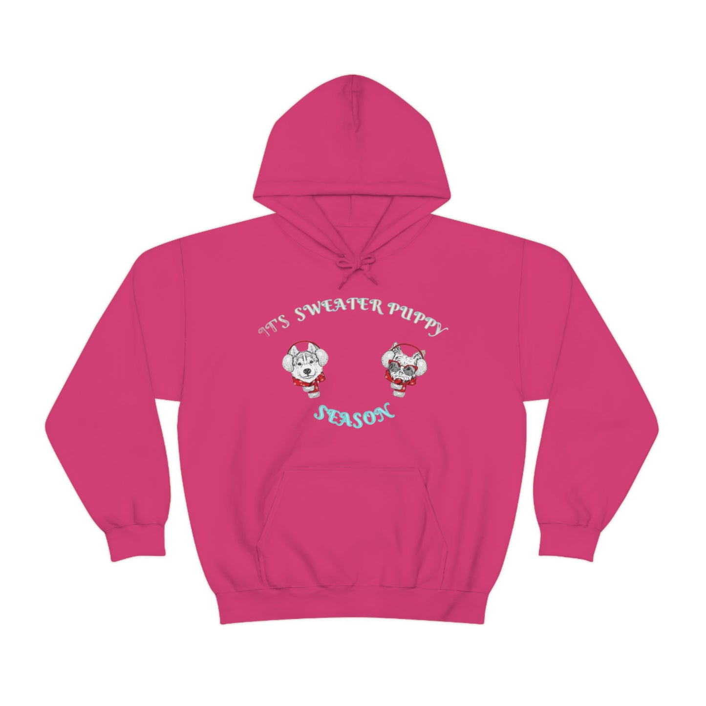 Sweater Puppy Season Hooded Sweatshirt
