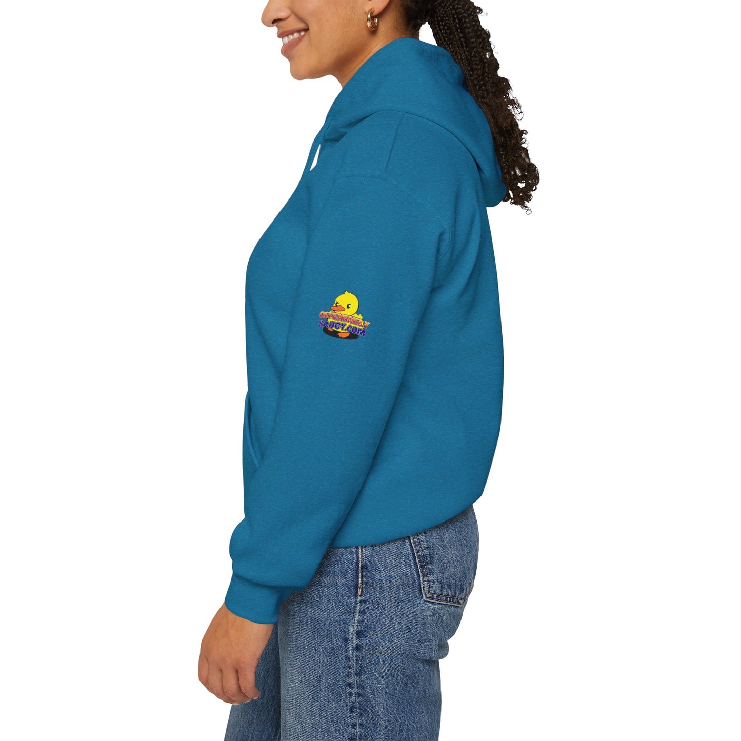 Stop Staring at My Pumpkins Hooded Sweatshirt Printify
