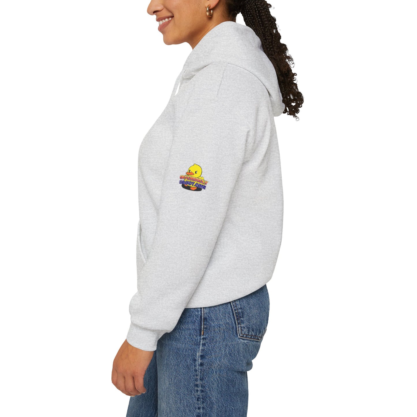 Stop Staring at My Pumpkins Hooded Sweatshirt Printify