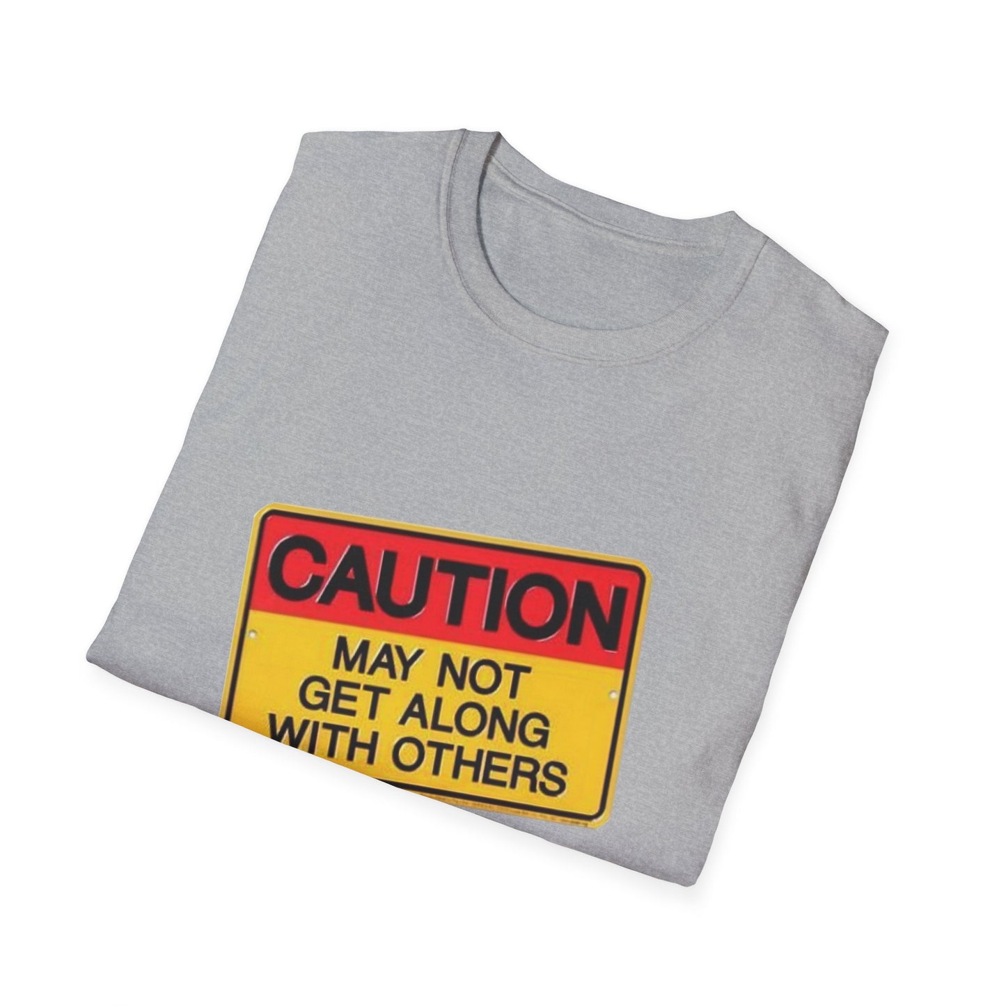 Caution T-Shirt Printify