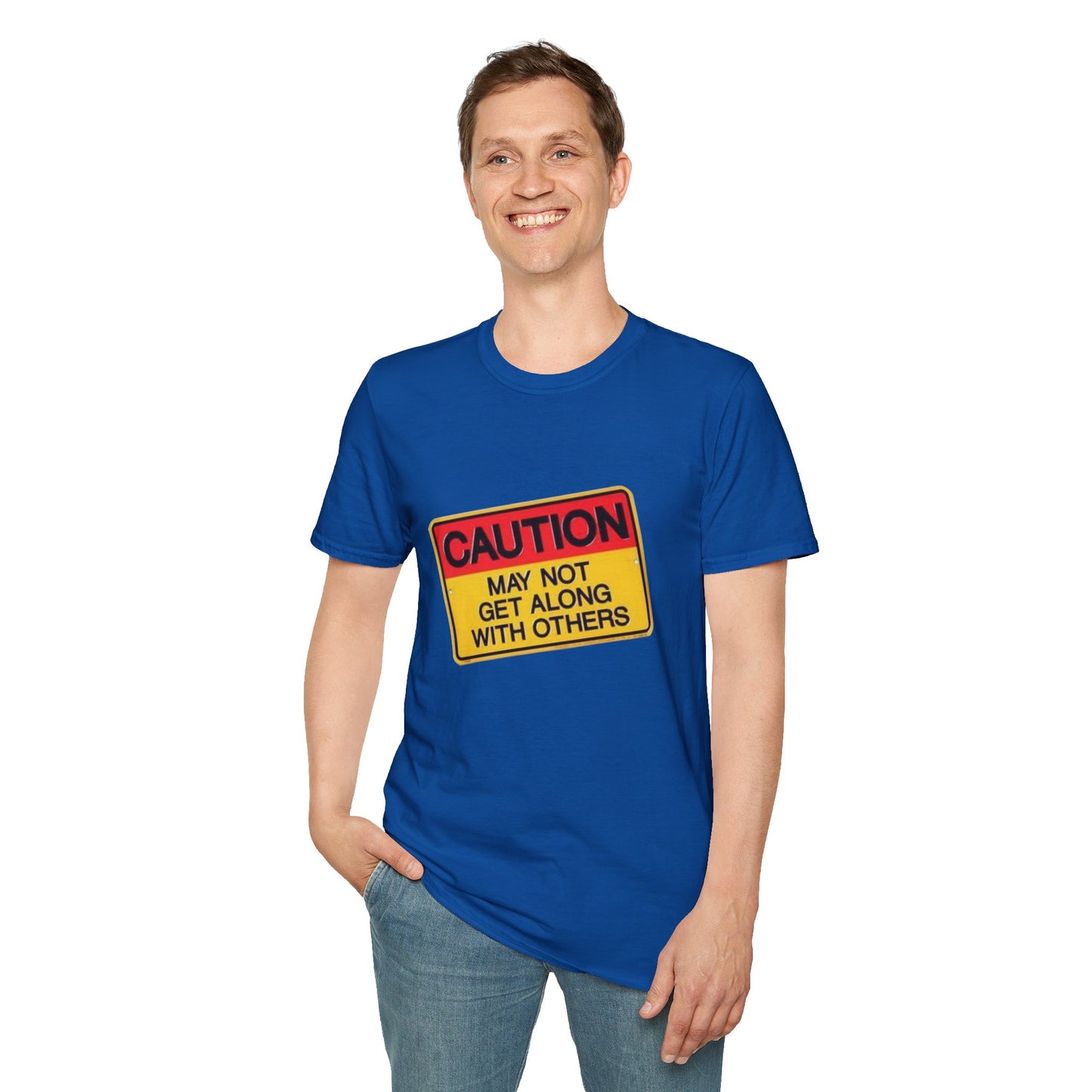 Caution T-Shirt Printify