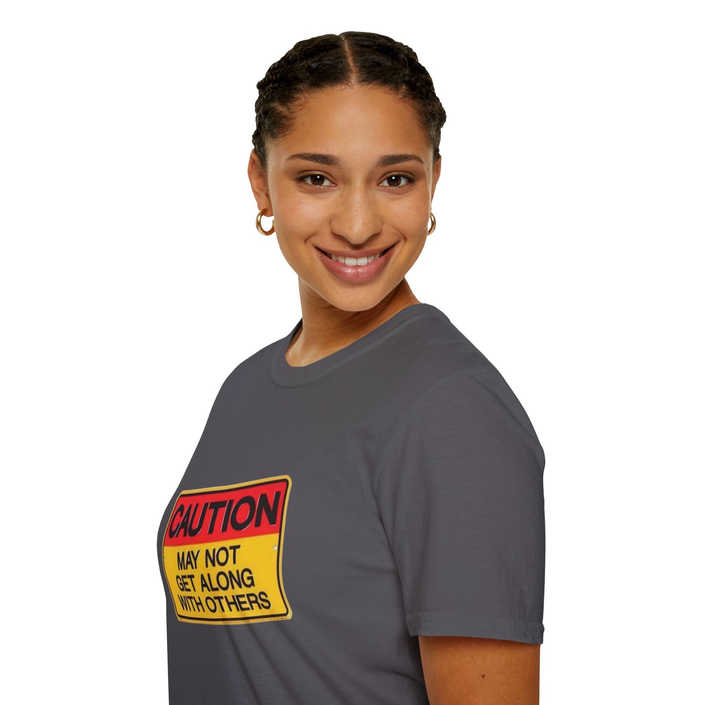 Caution T-Shirt Printify