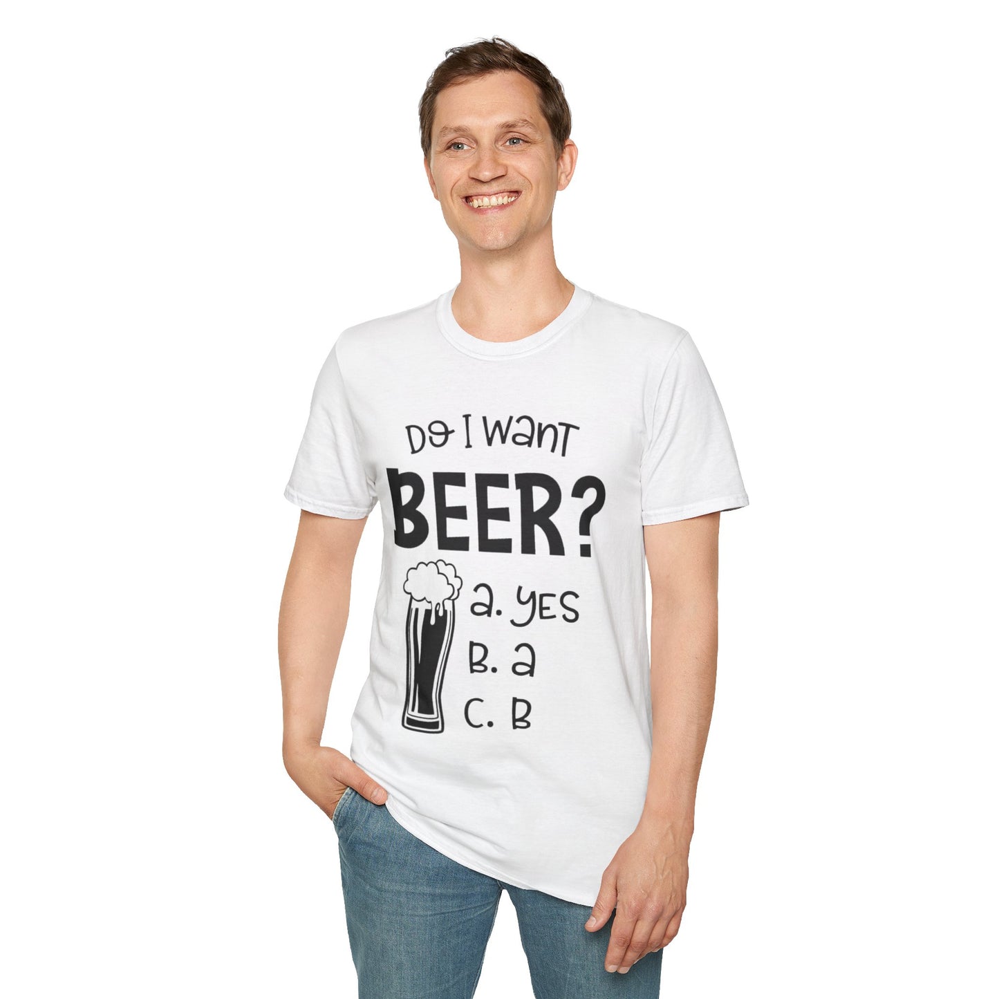 Beer T-Shirt Printify