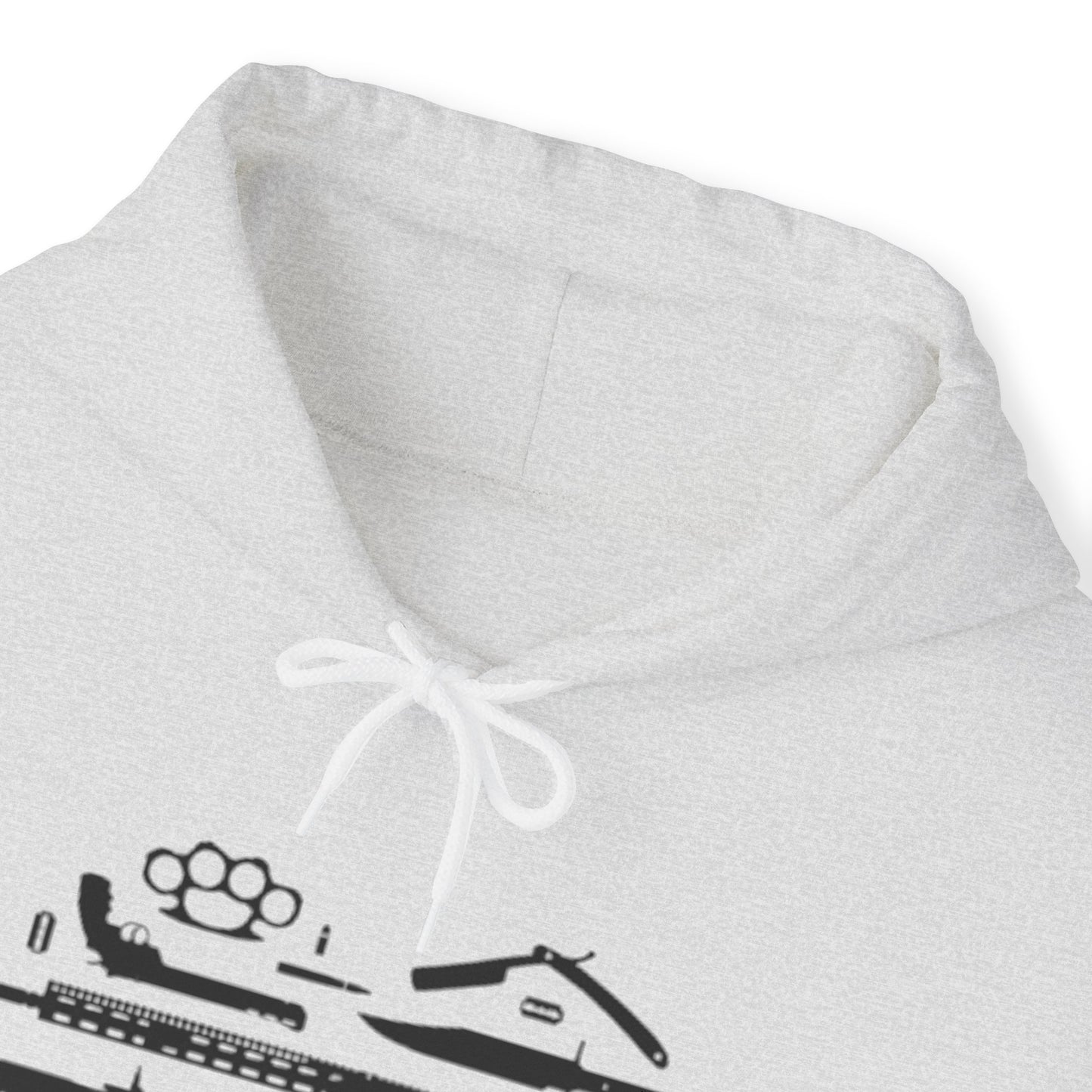 Love Guns Hooded Sweatshirt Printify