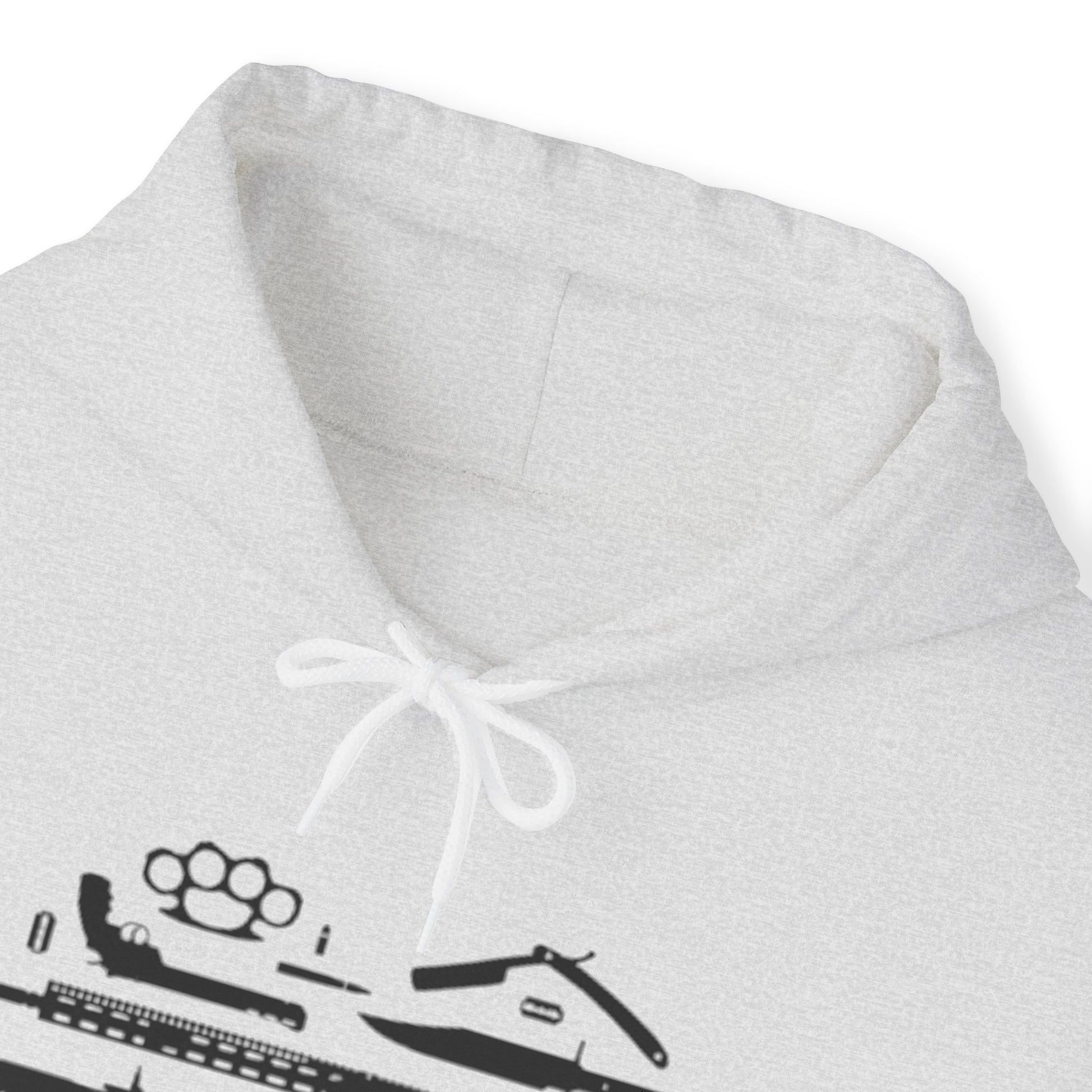 Love Guns Hooded Sweatshirt Printify