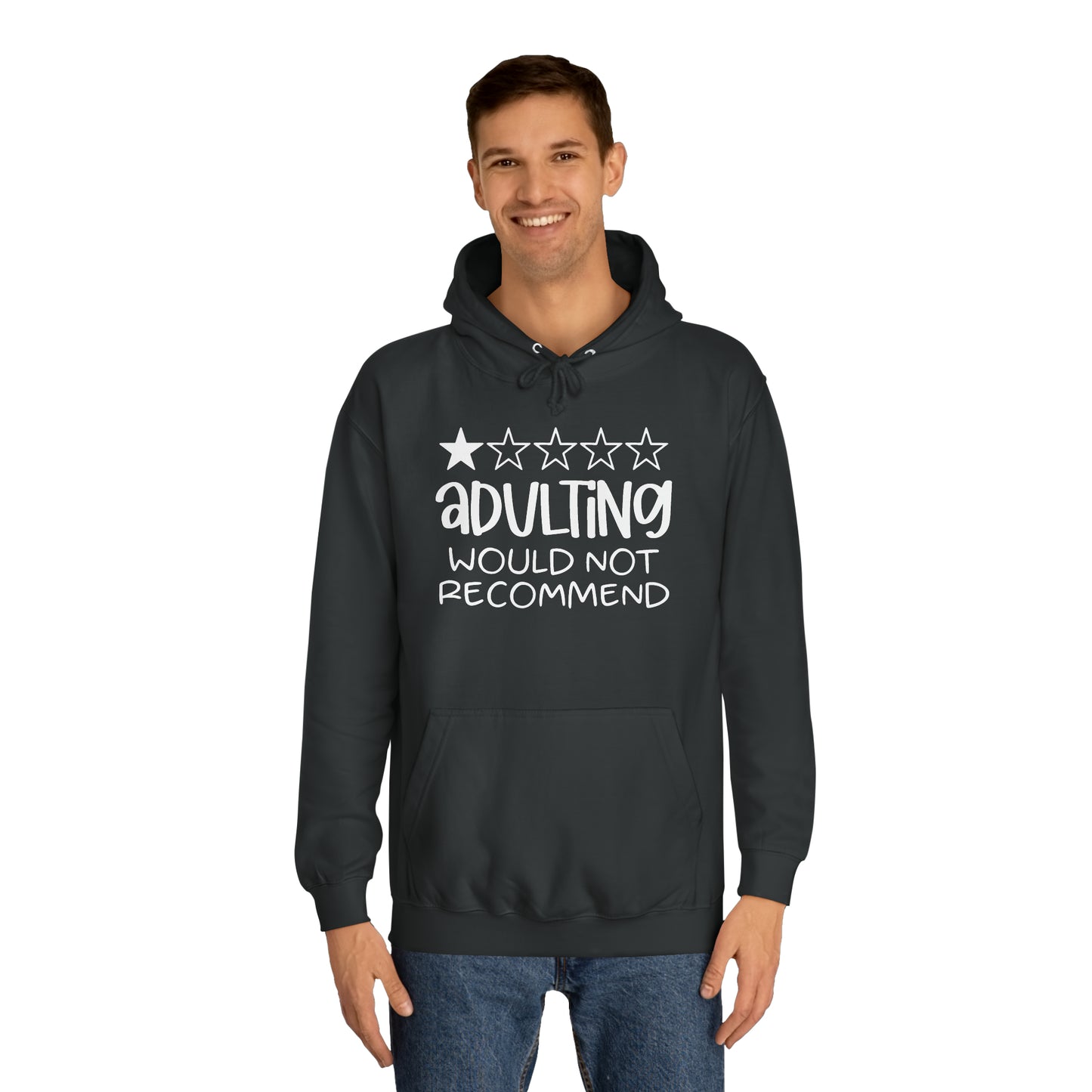 Adulting Hoodie Printify