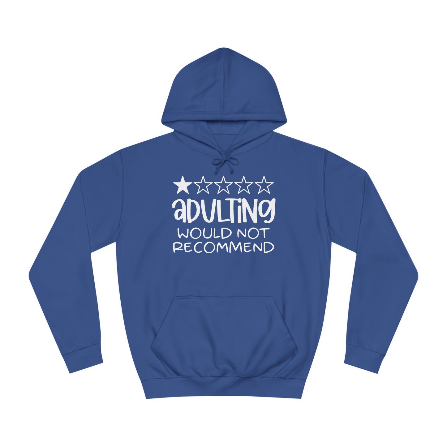 Adulting Hoodie Printify