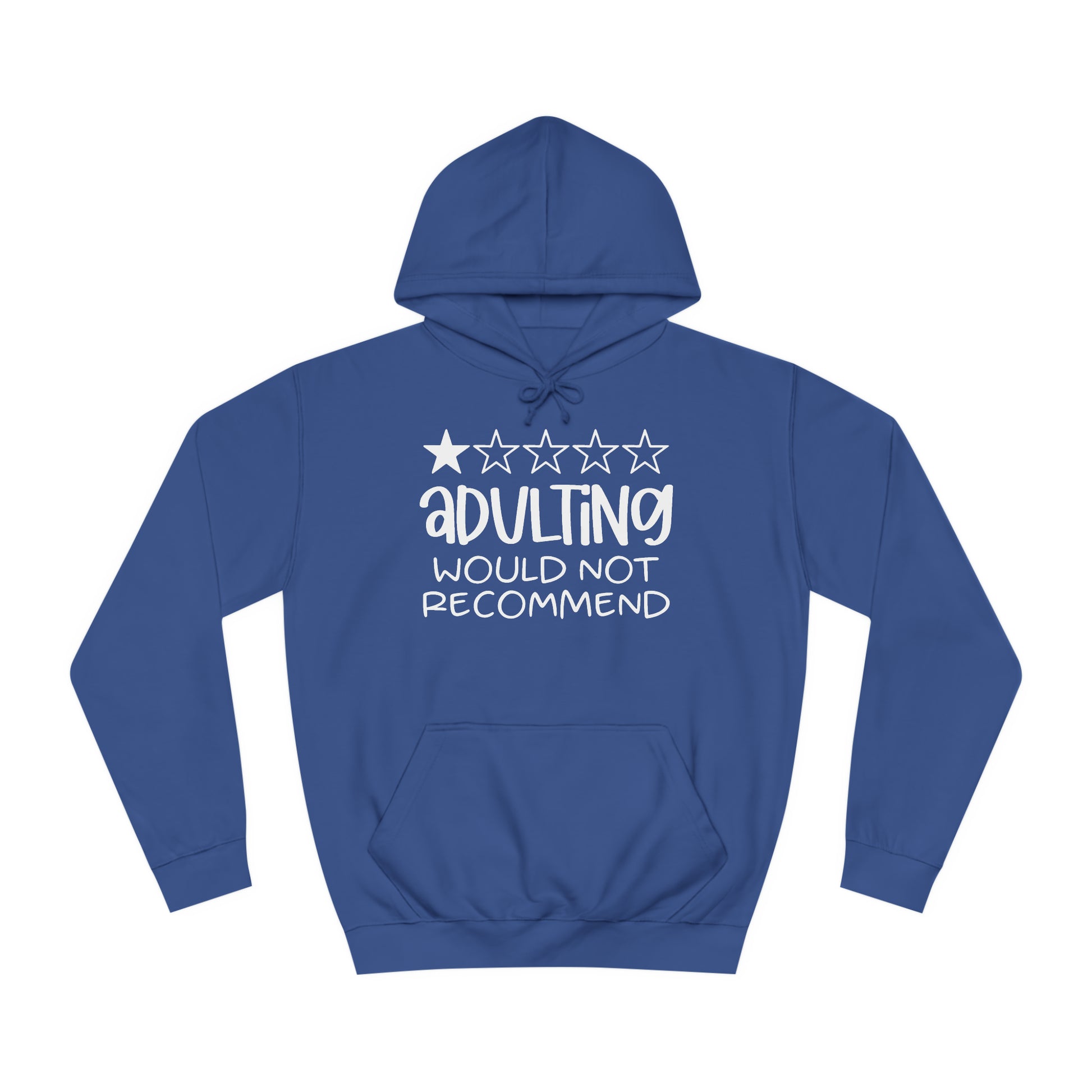 Adulting Hoodie Printify