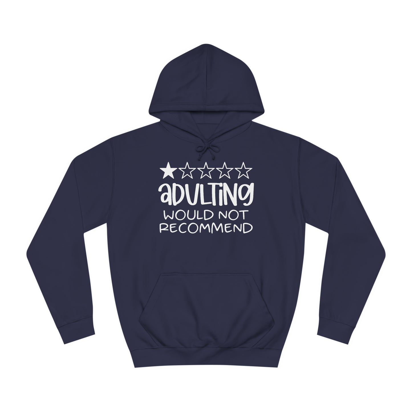 Adulting Hoodie Printify