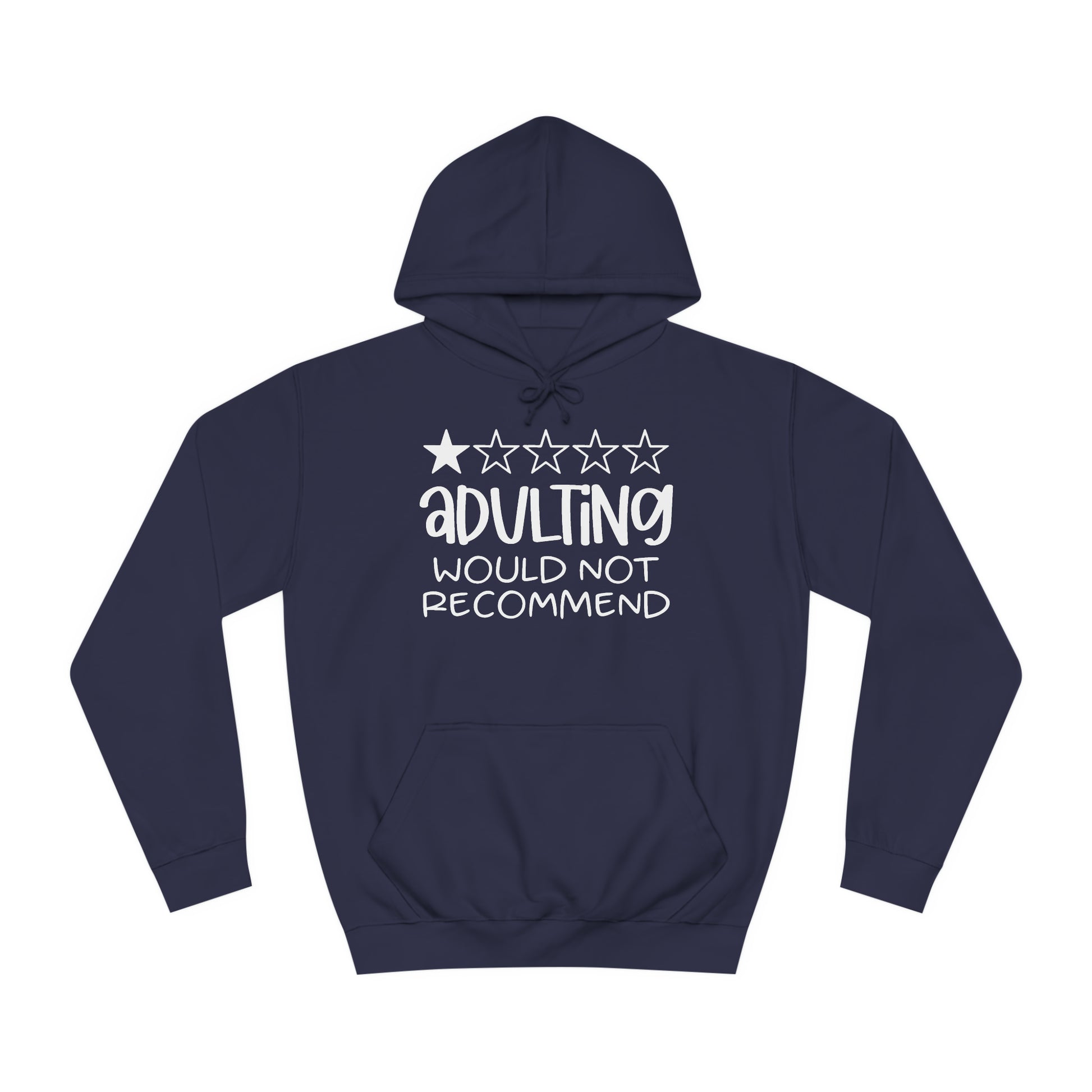 Adulting Hoodie Printify