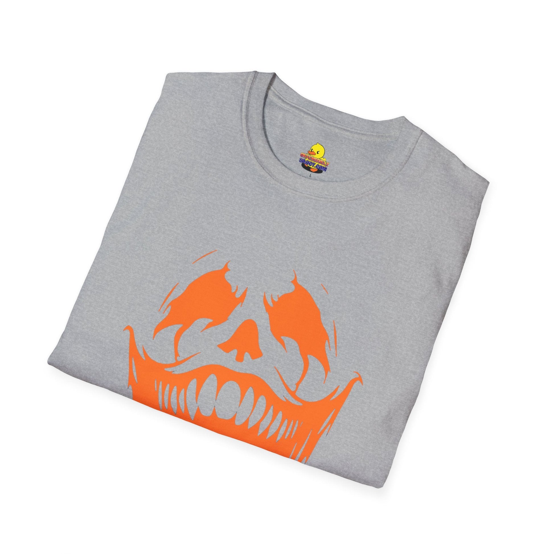 Halloween Vibe Unisex Softstyle T-Shirt, Spooky T-Shirt, Graphic Tee, Costume Party Shirt, Gift for Halloween Lovers Printify