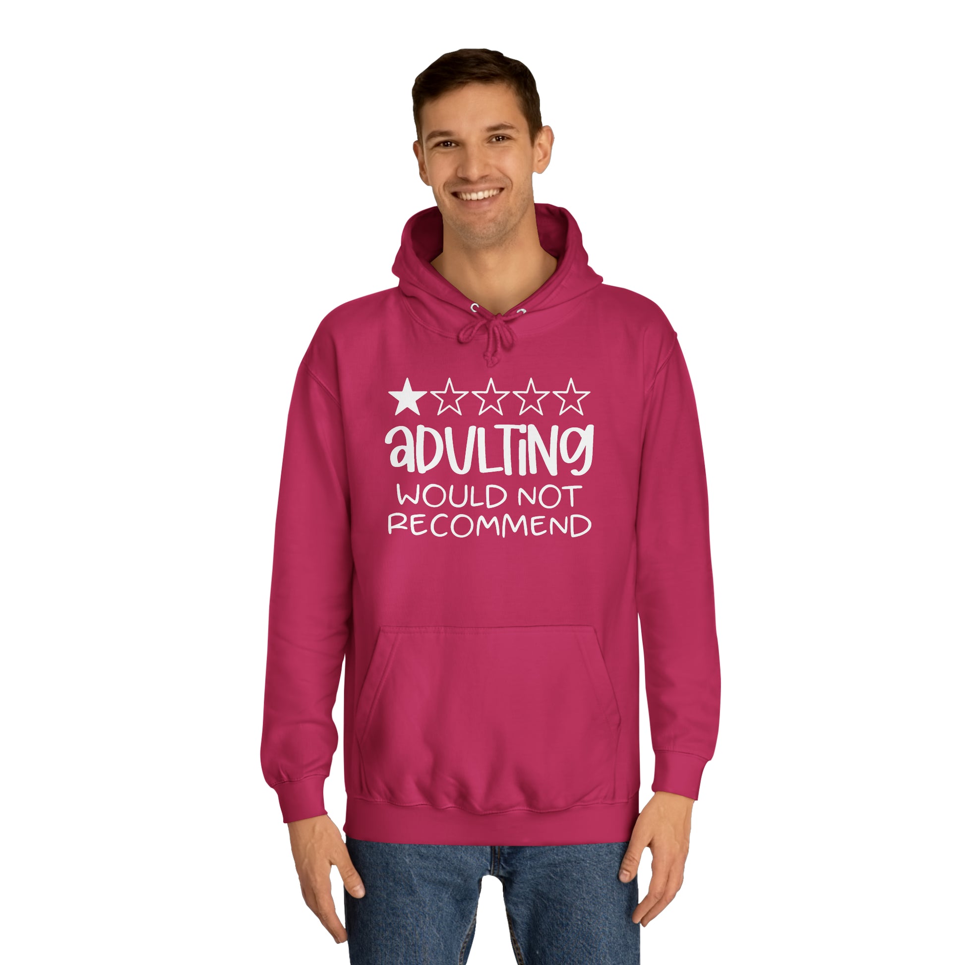 Adulting Hoodie Printify