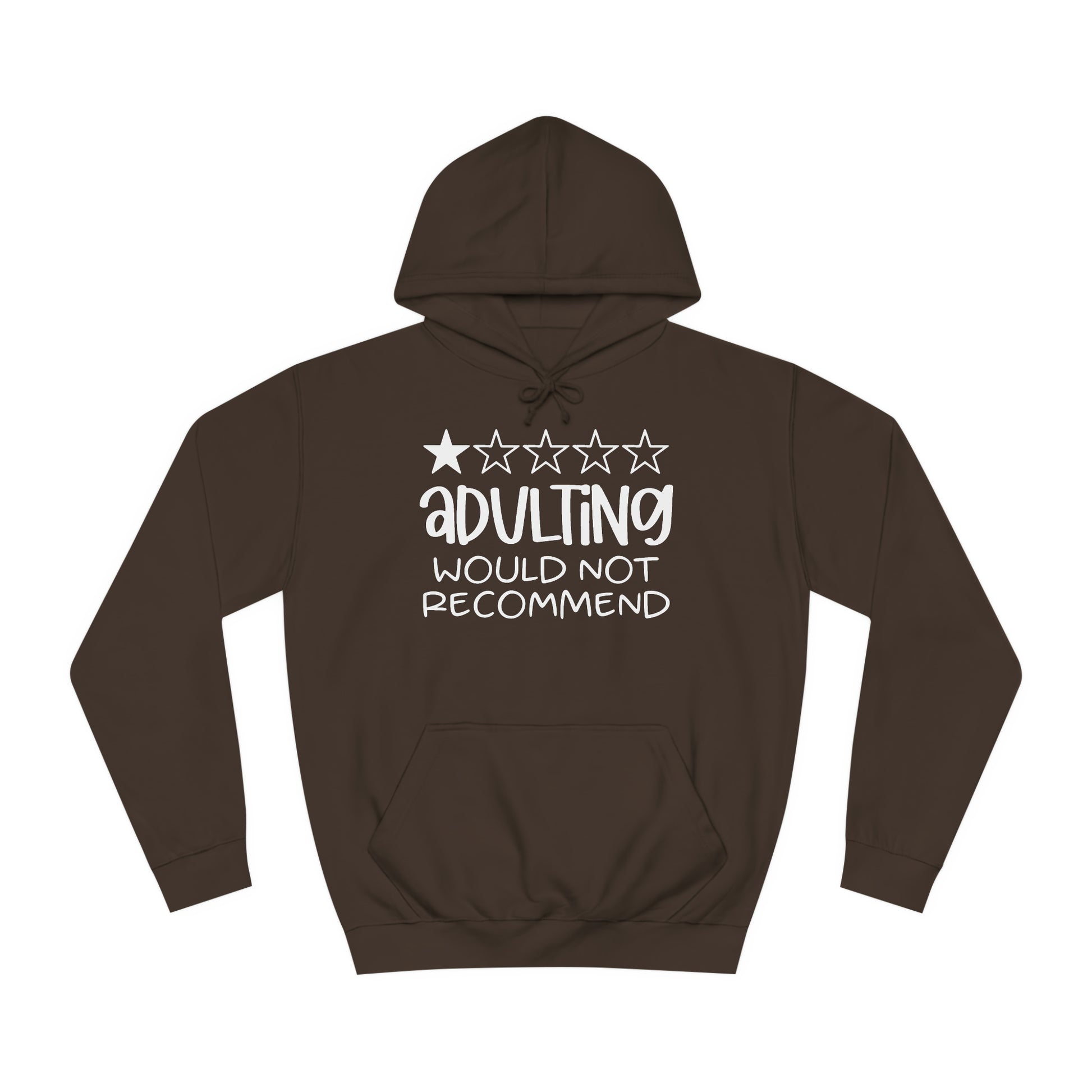 Adulting Hoodie Printify
