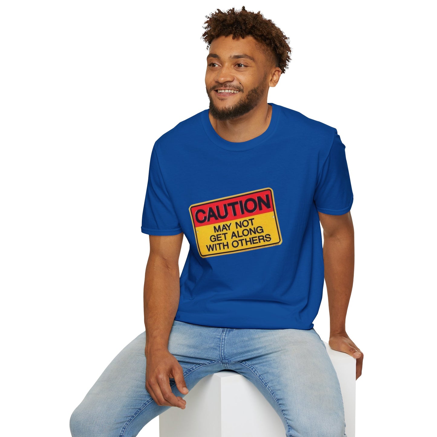 Caution T-Shirt Printify