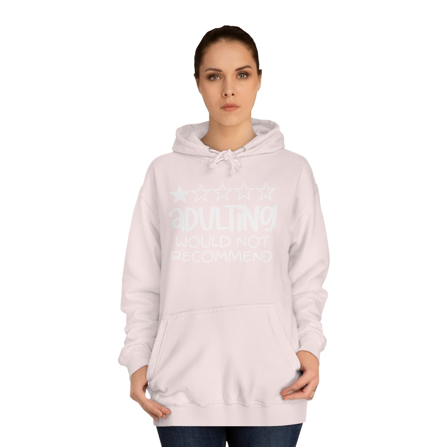 Adulting Hoodie Printify