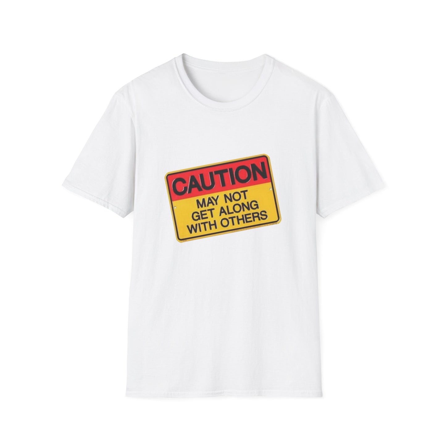 Caution T-Shirt Printify