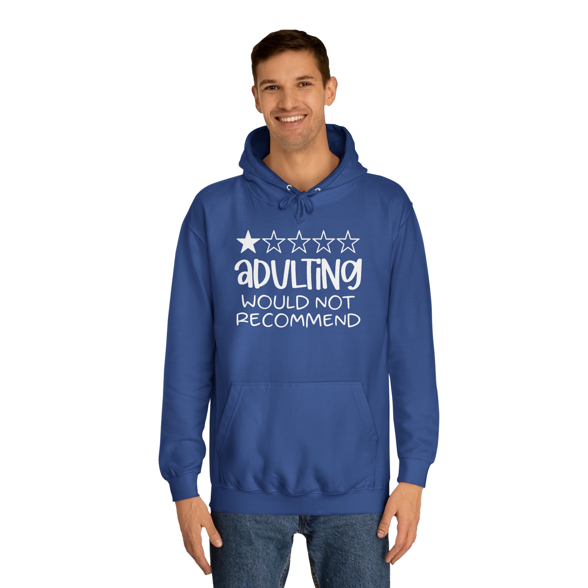 Adulting Hoodie Printify