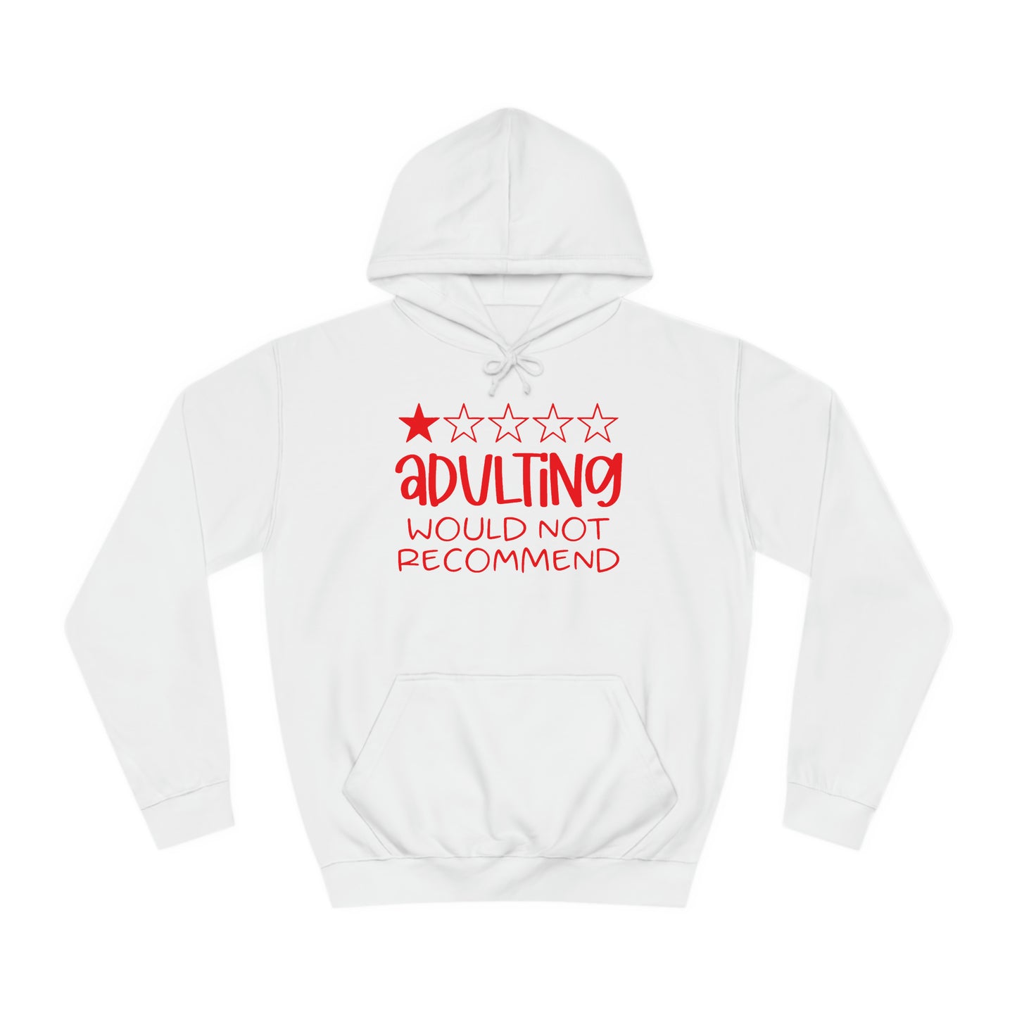 Adulting Hoodie Printify