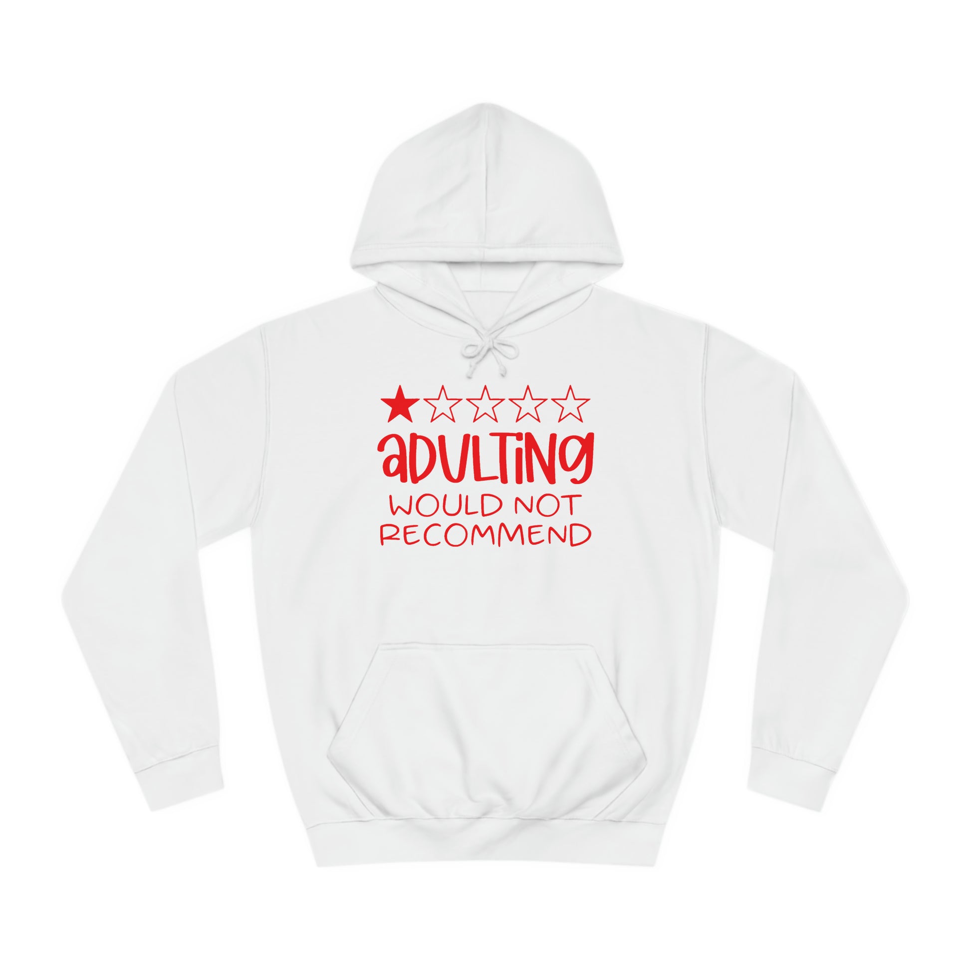 Adulting Hoodie Printify