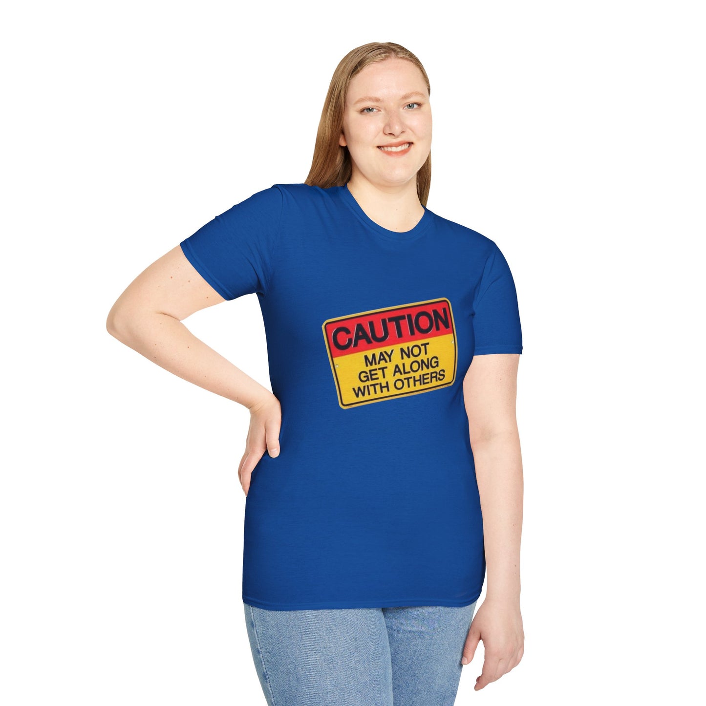 Caution T-Shirt Printify