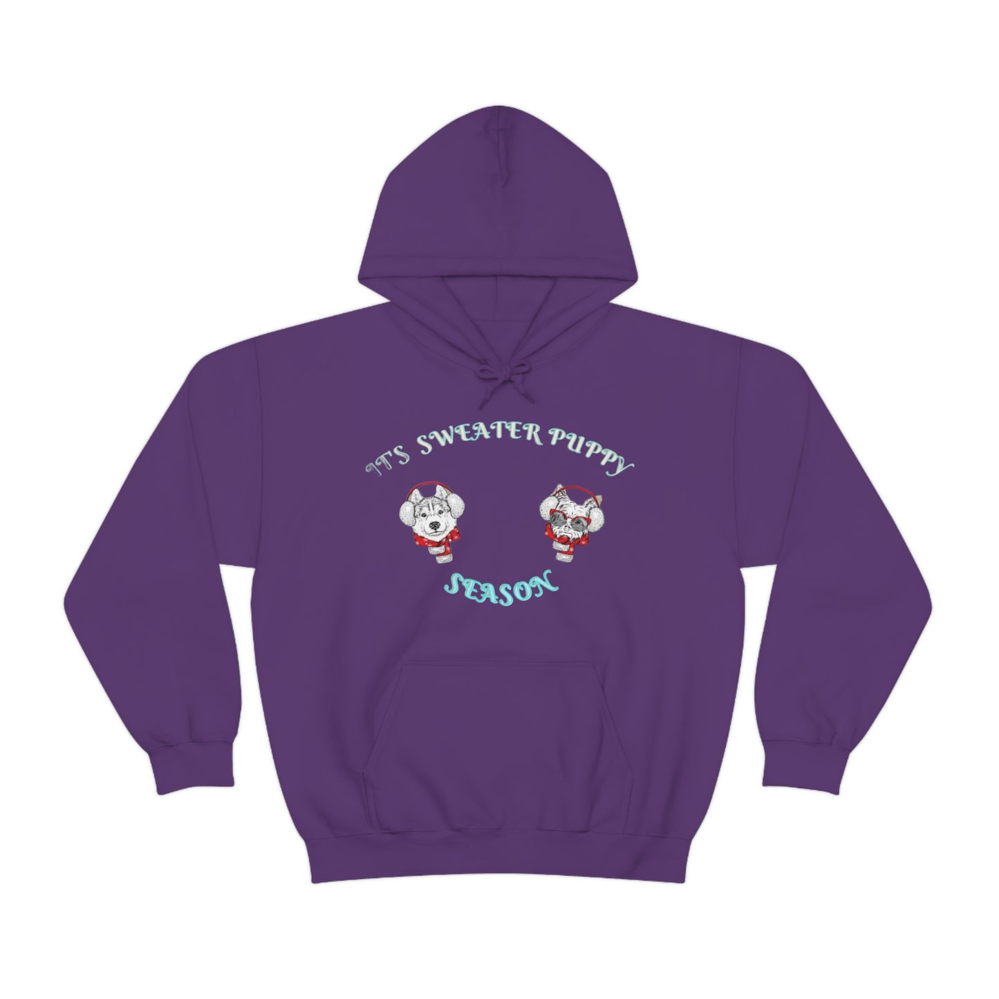Sweater Puppy Season Hooded Sweatshirt