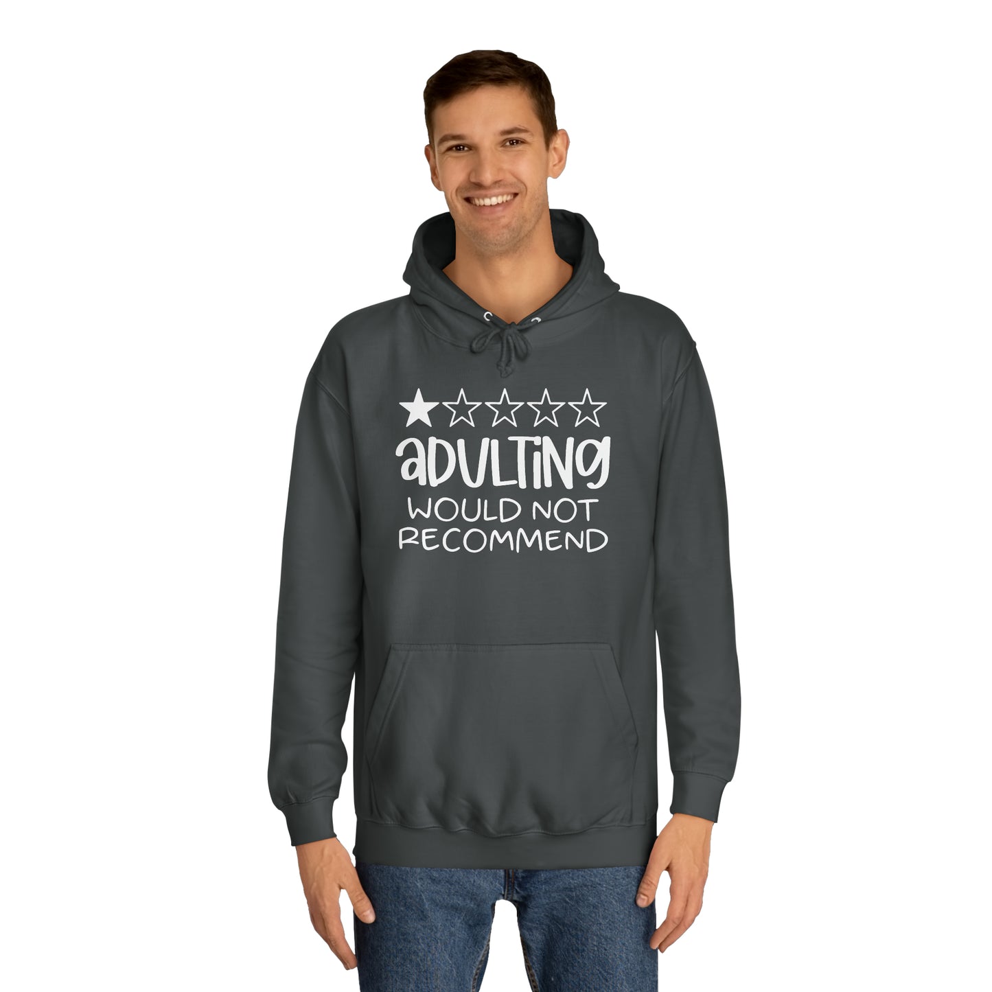 Adulting Hoodie Printify